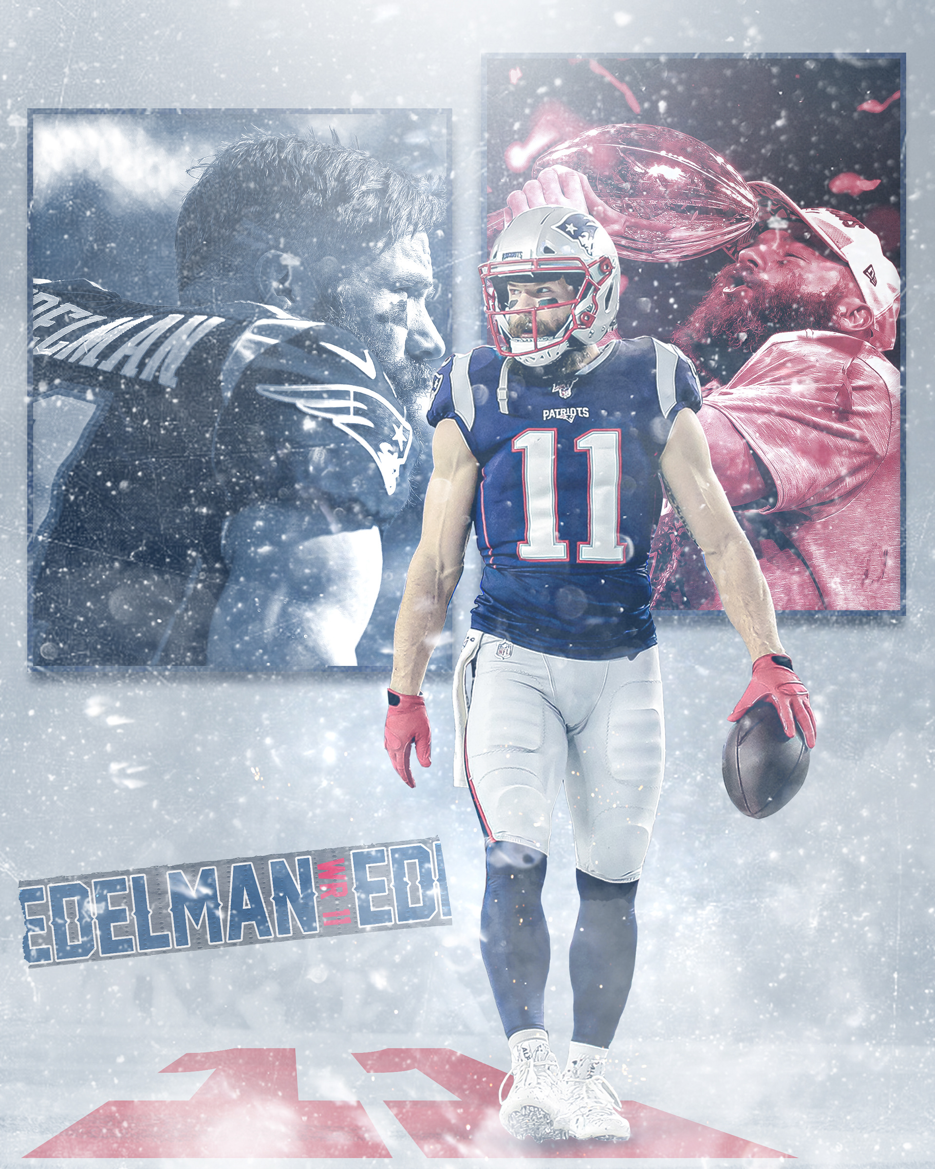 Julian Edelman Winter at Gilette Design