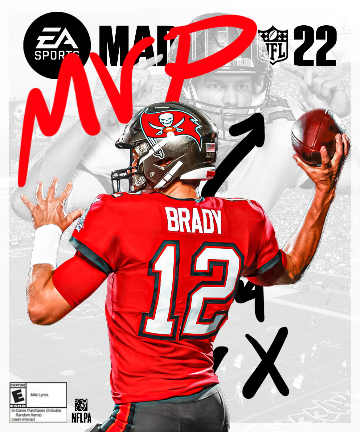 Tom Brady Madden 22 "MVP Edition" Cover