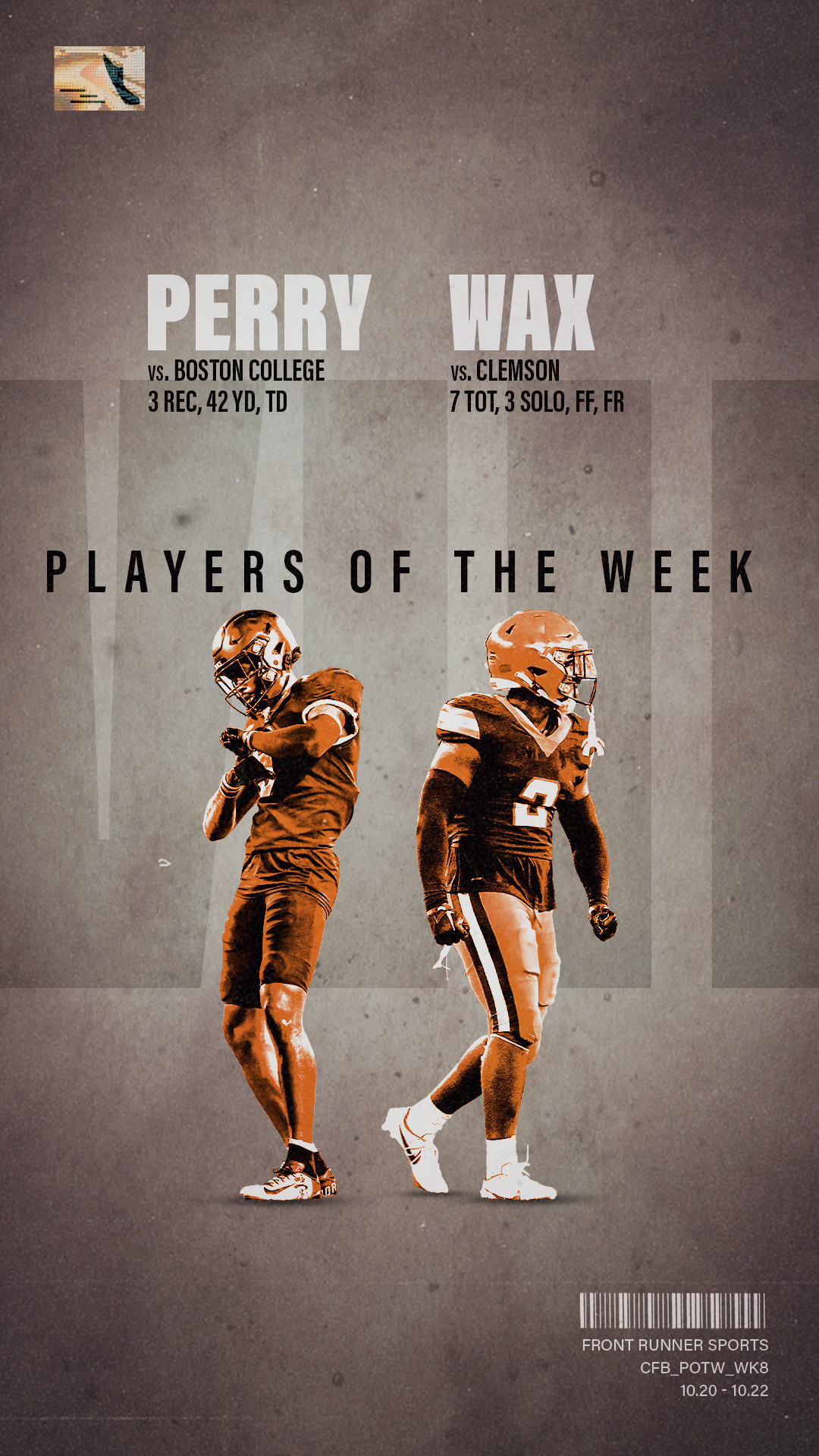 CFB Week 8 POTW