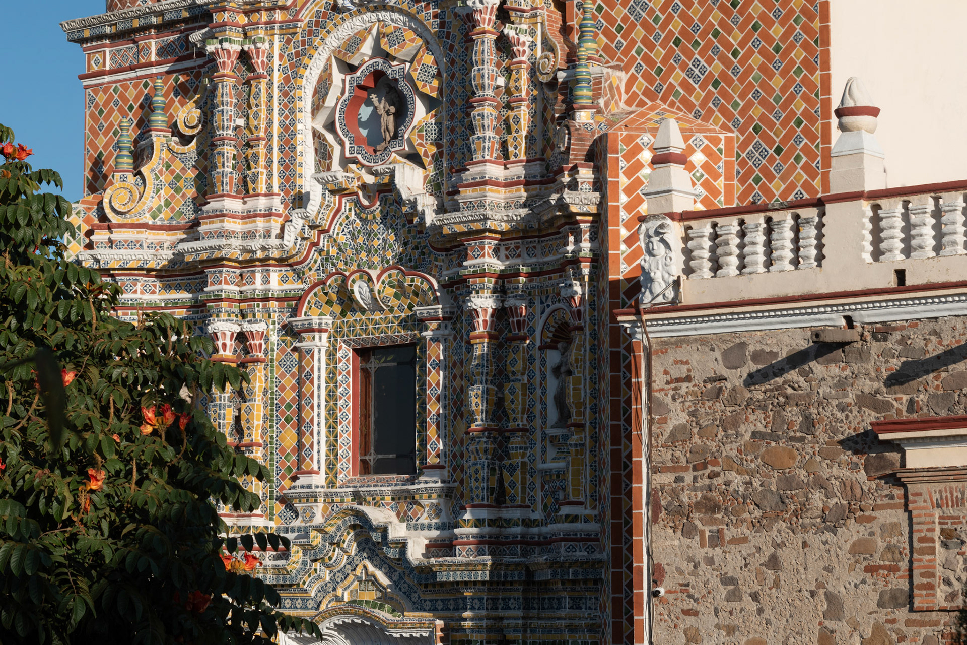Templo San Francisco Acatepec, Cholula