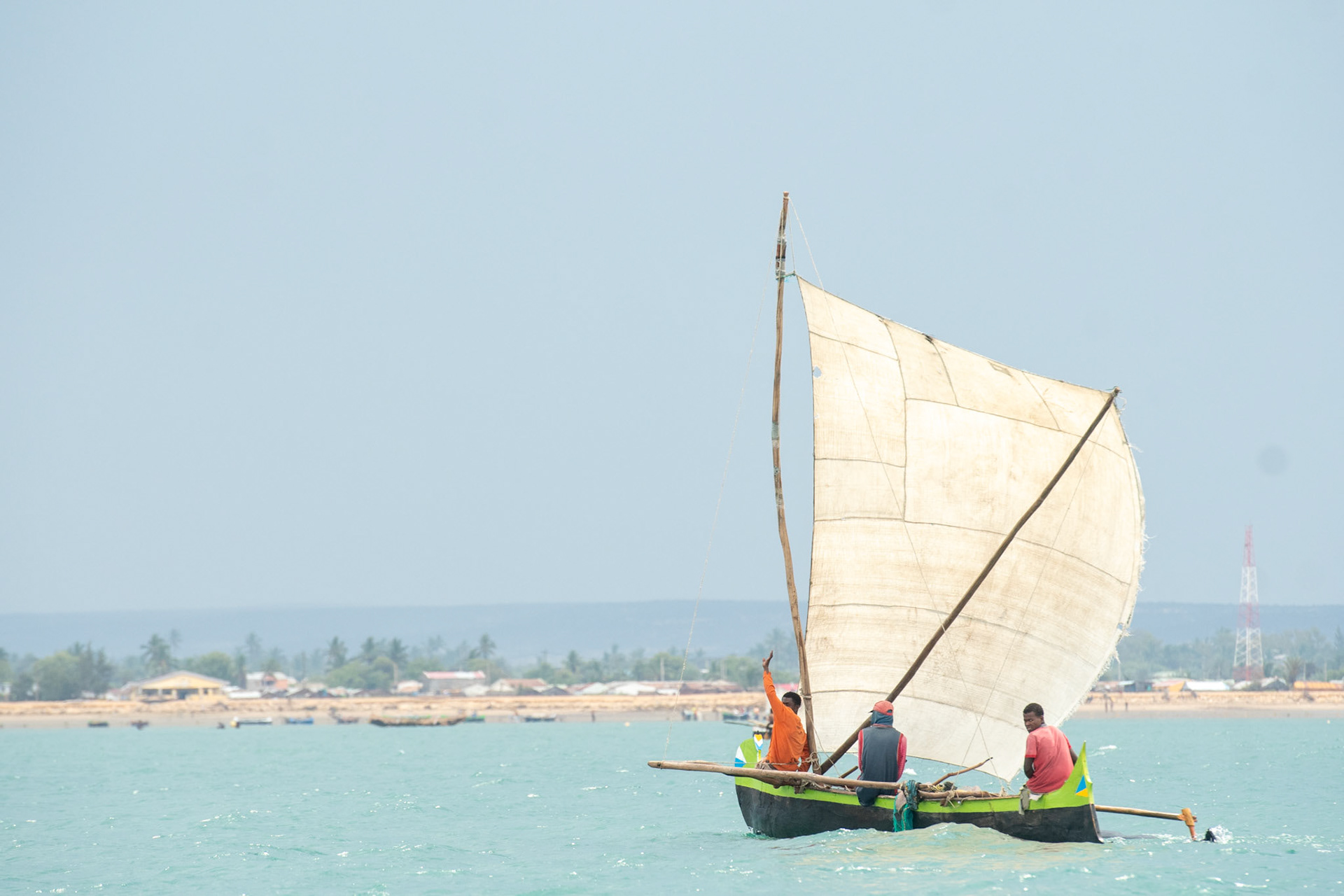 Sailing these boats are Vezo people.