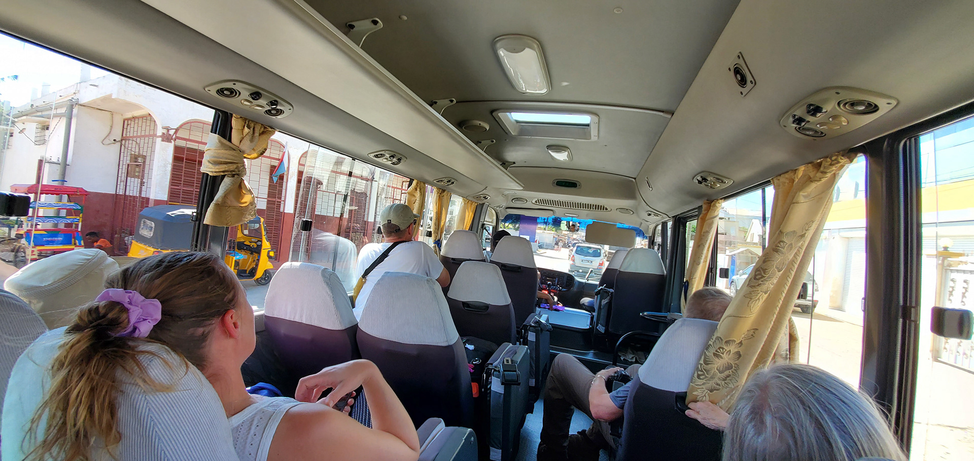 Pretty comfortable and spacious for 8 people including guides and drivers!