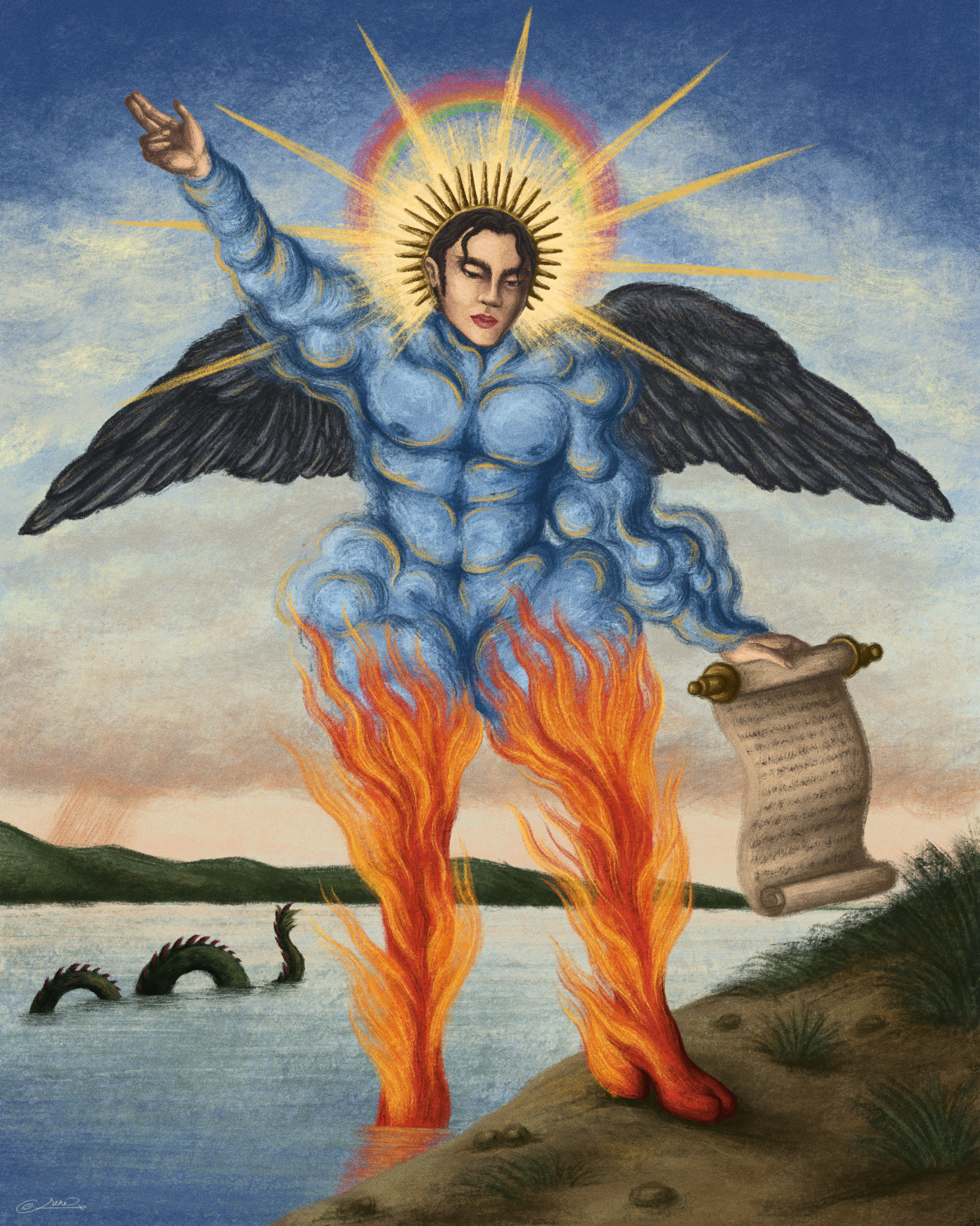 The Angel With The Scroll (Digital), 2025