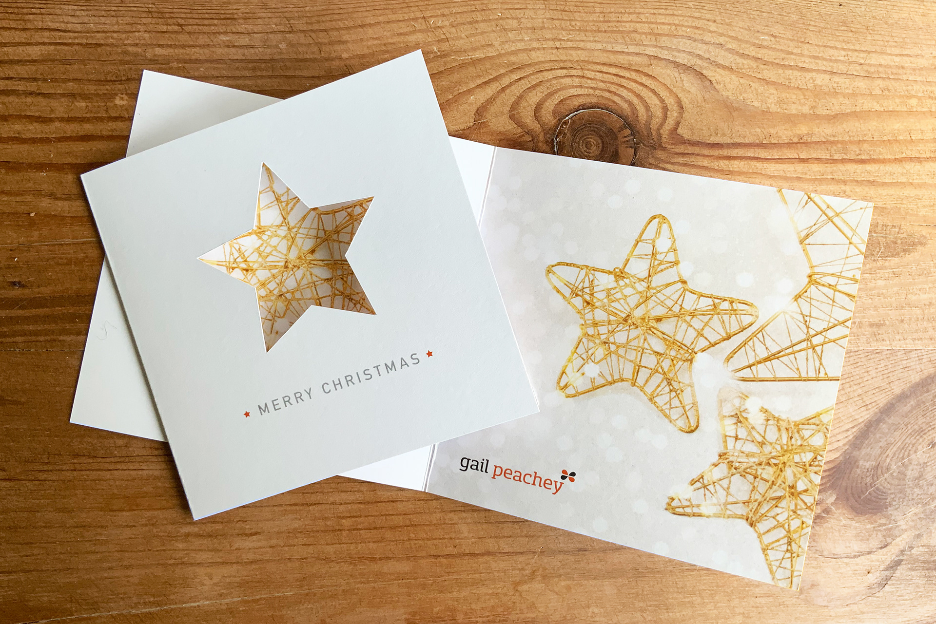 Christmas card design Gail Peachey 2018