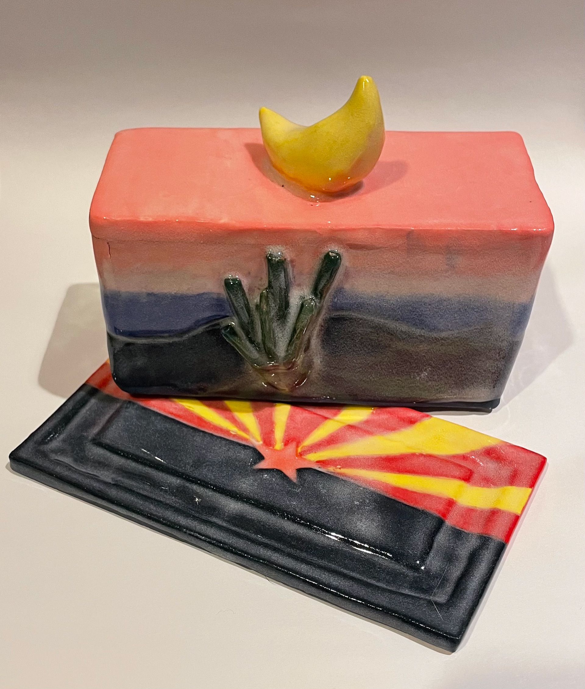 Arizona Pride butter dish