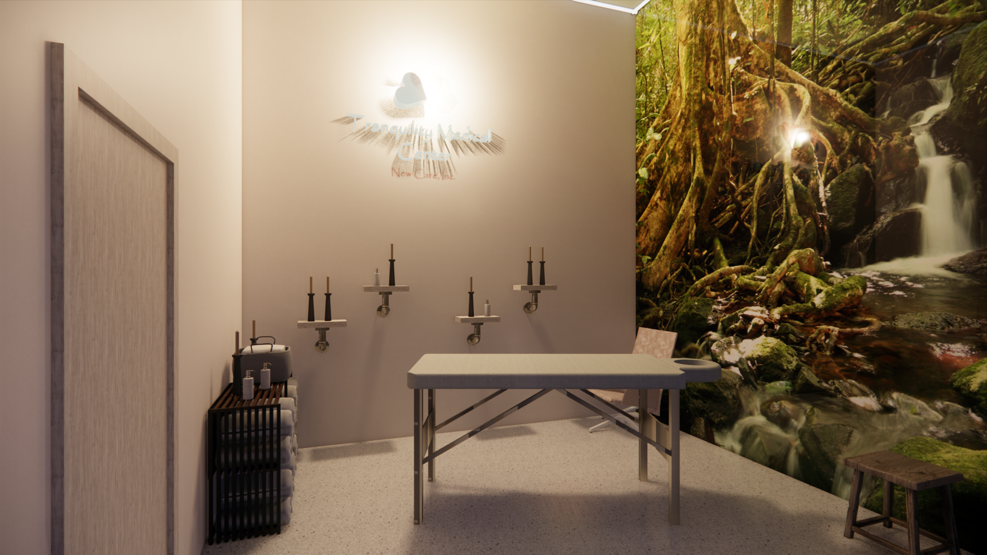 Massage and Reiki Therapy Room