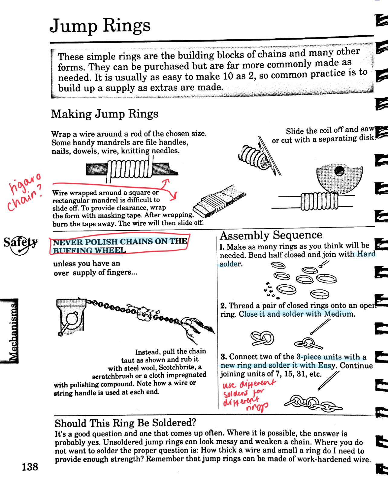 The Complete Metalsmith by Tim McCreight, Page 138