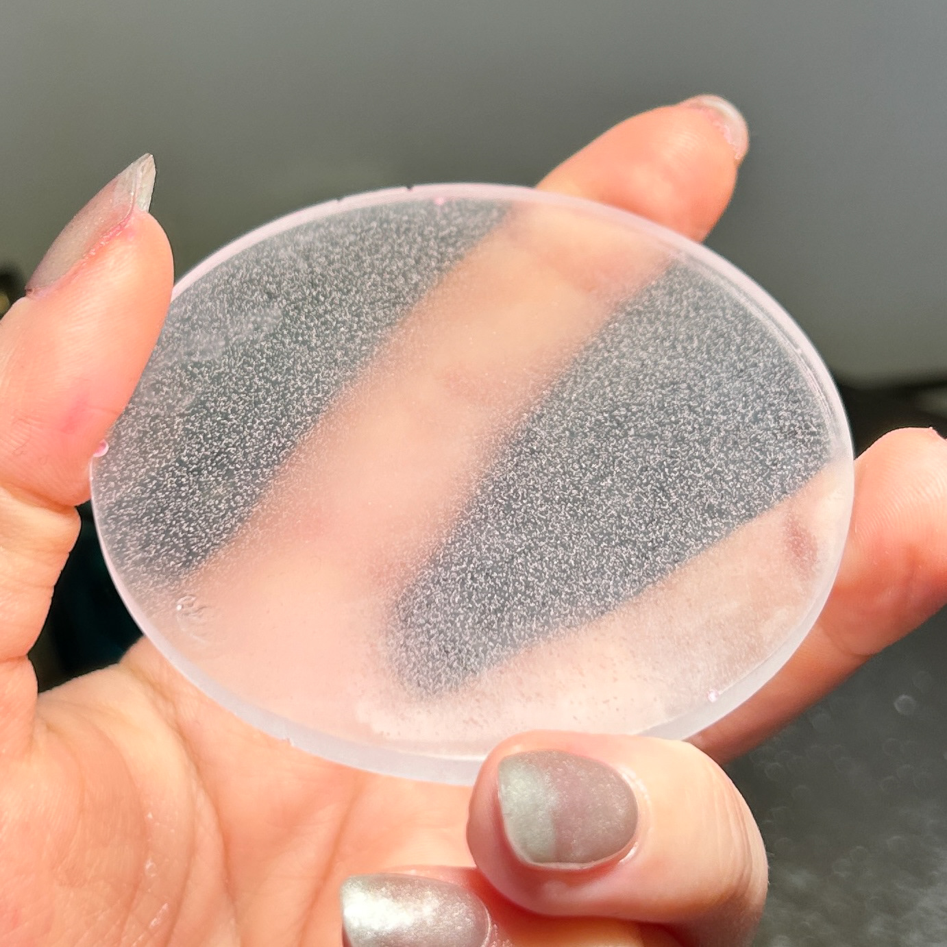 After using the cutting compound