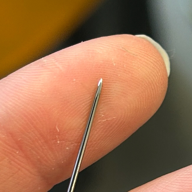 Polished pin
