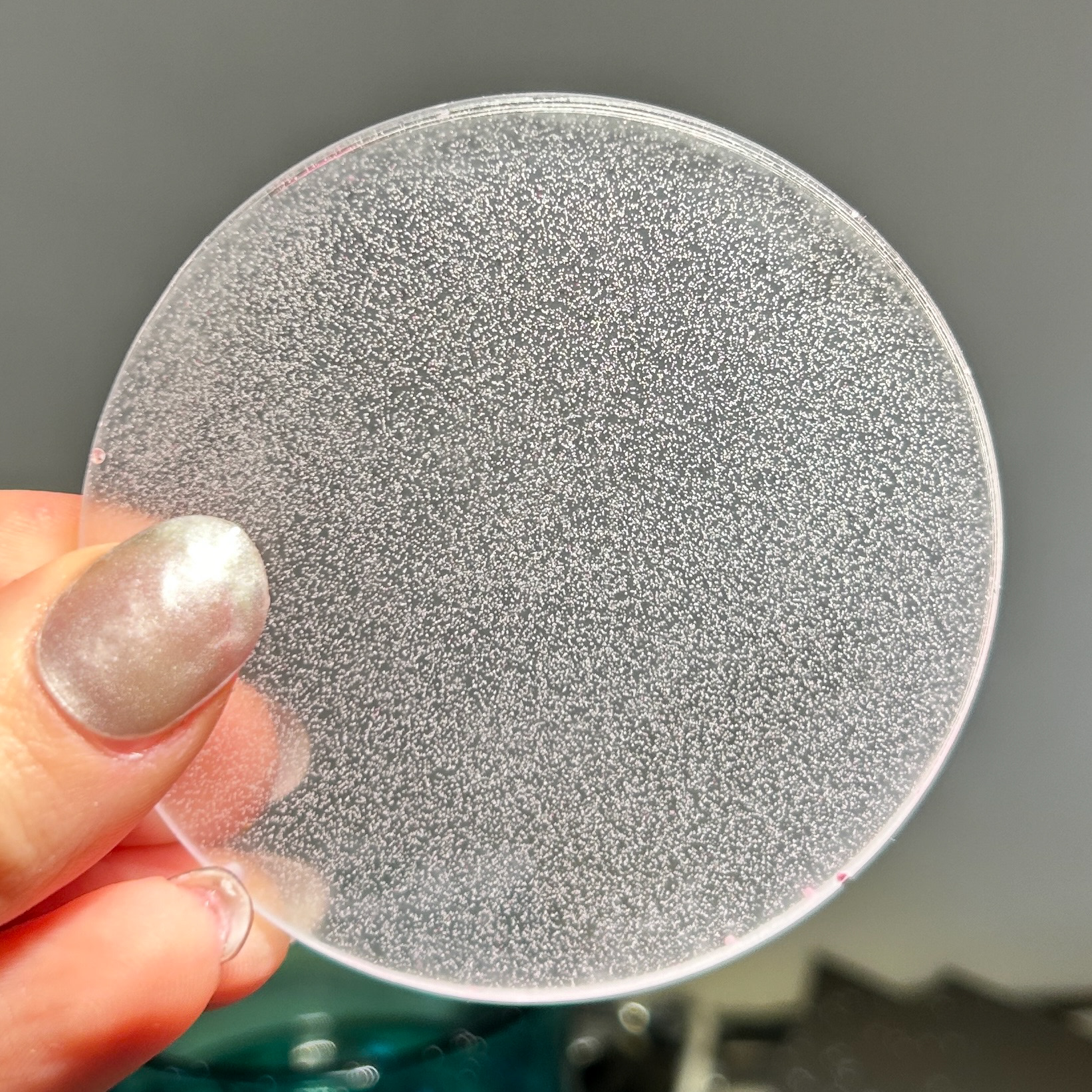 After using the polishing compound