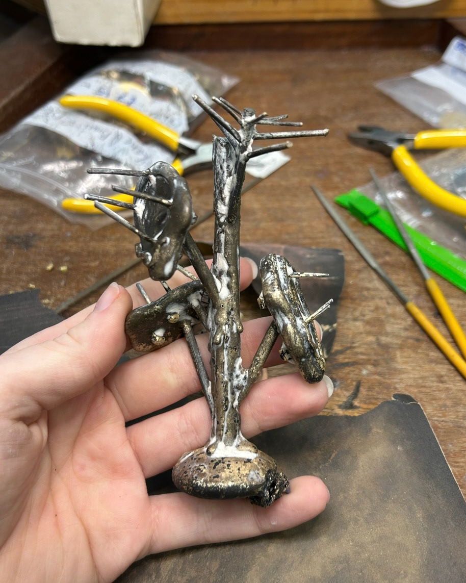 My completed cast