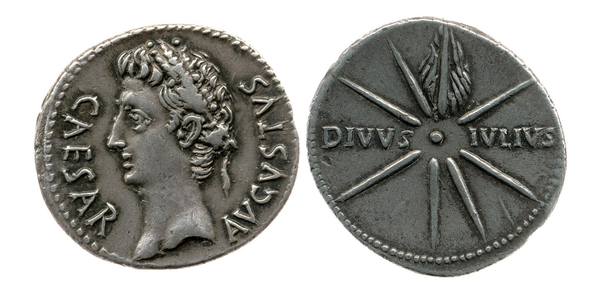 Roman coins cast in silver
