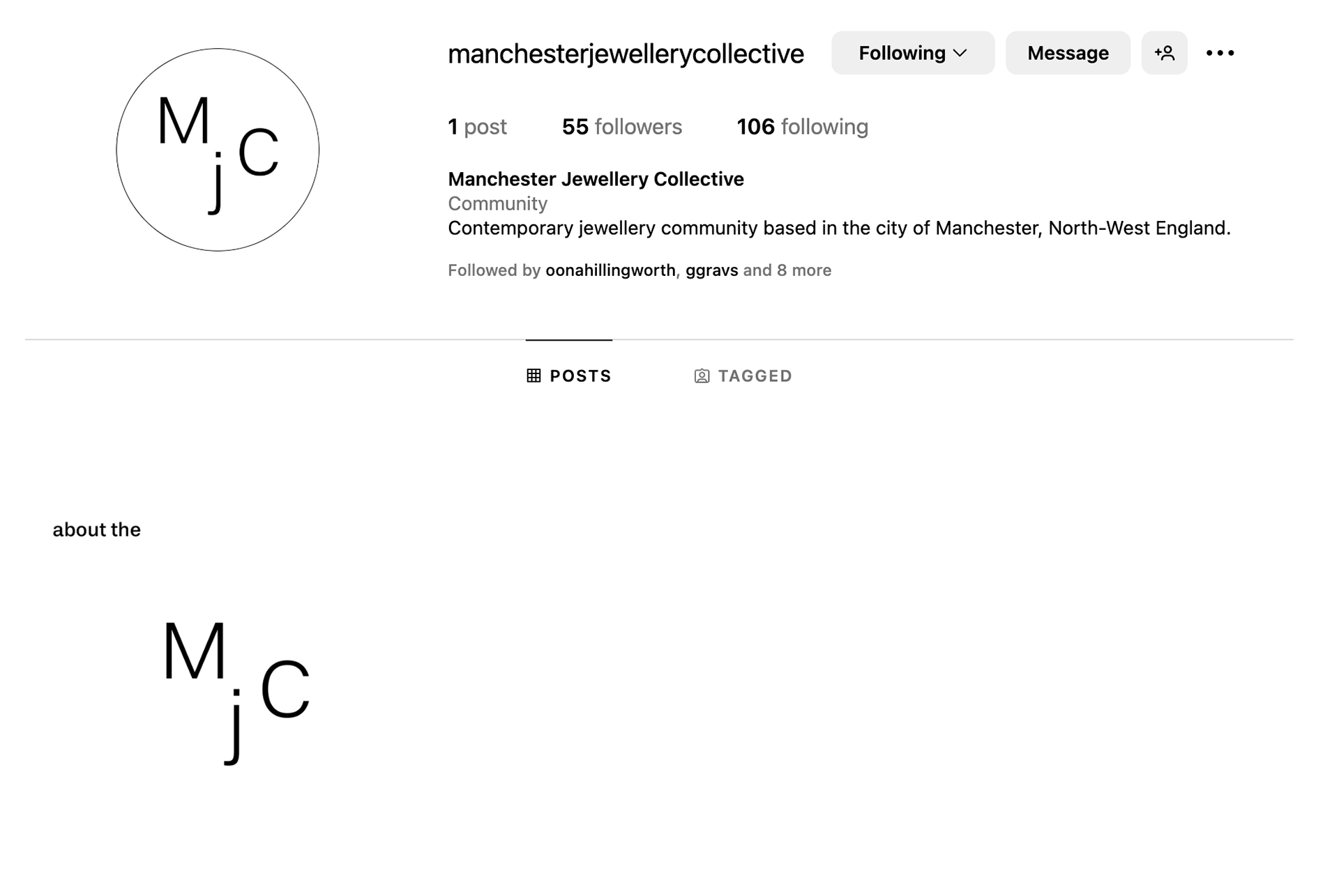 MJC Instagram