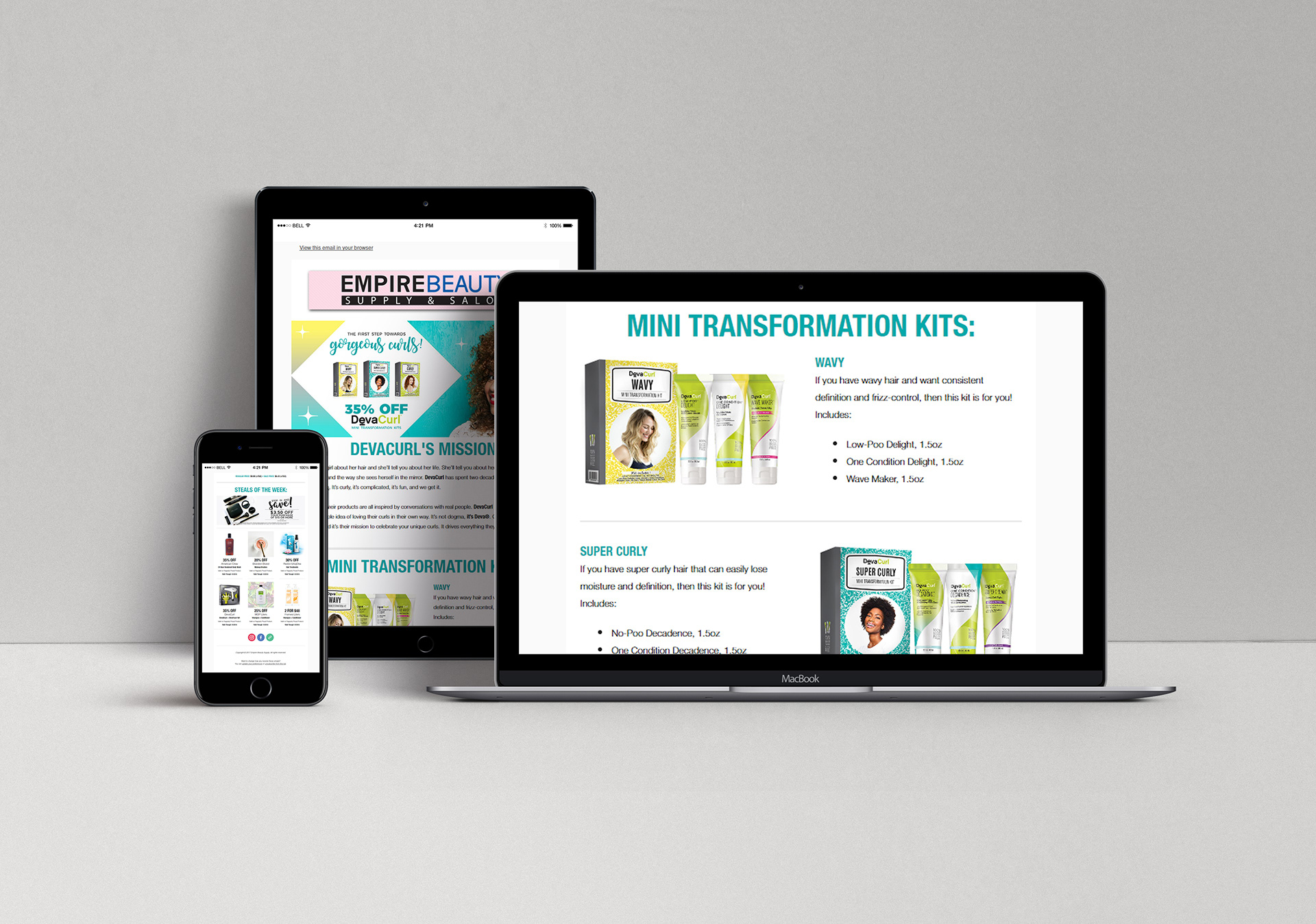 Empire Beauty Supply - Beauty Supply Retailer Recurring Weekly Email Newsletter