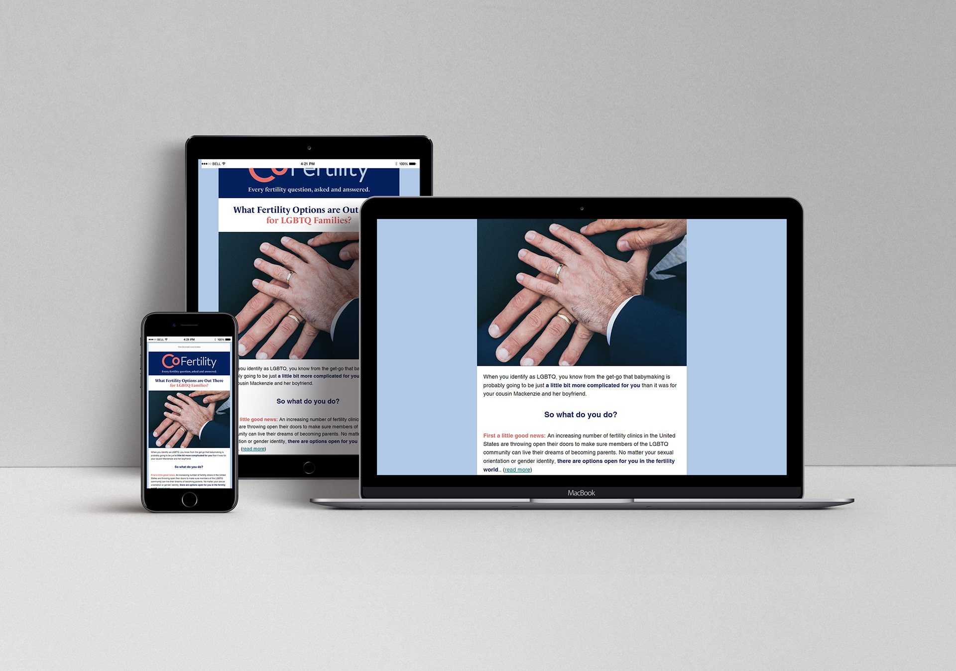 CoFertility - Recurring Weekly Newsletter Template Development