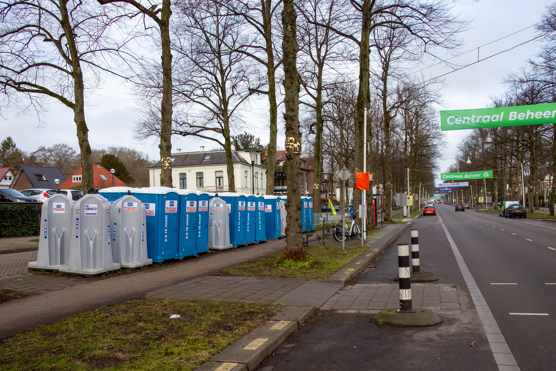 Klaar voor de start ... alleen de lopers nog