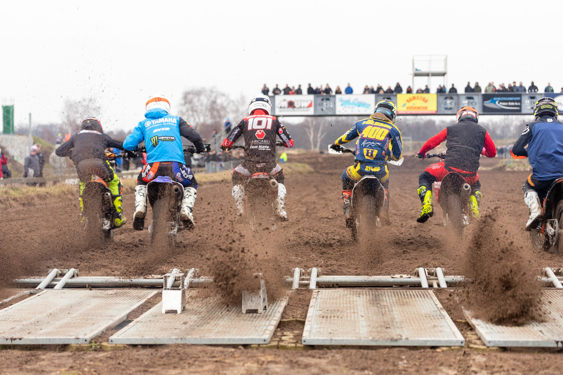 De start van achteren