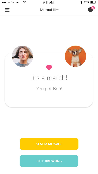 Matches page