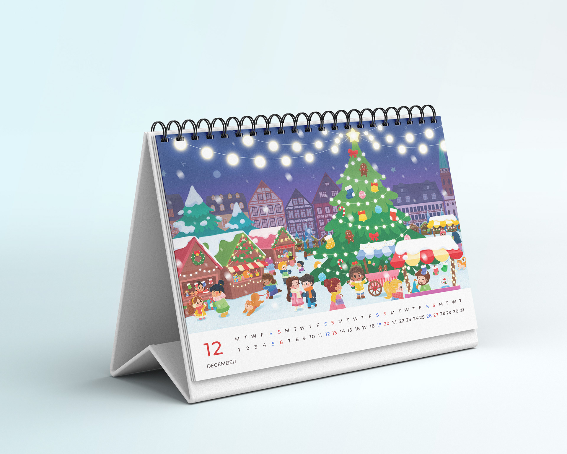 Calendar mockup