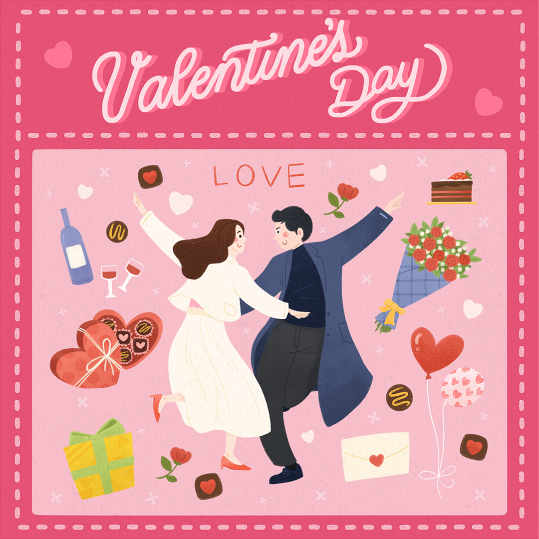 Package box illustration