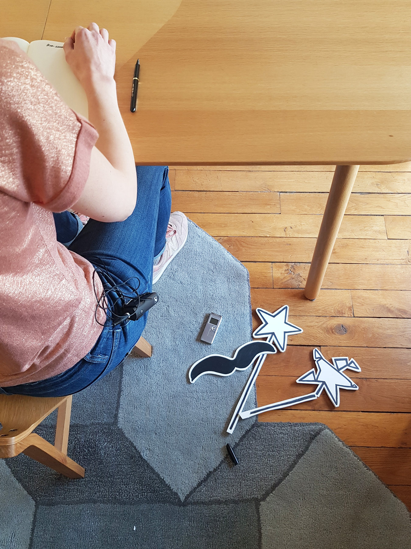 Accessoires en carton plume