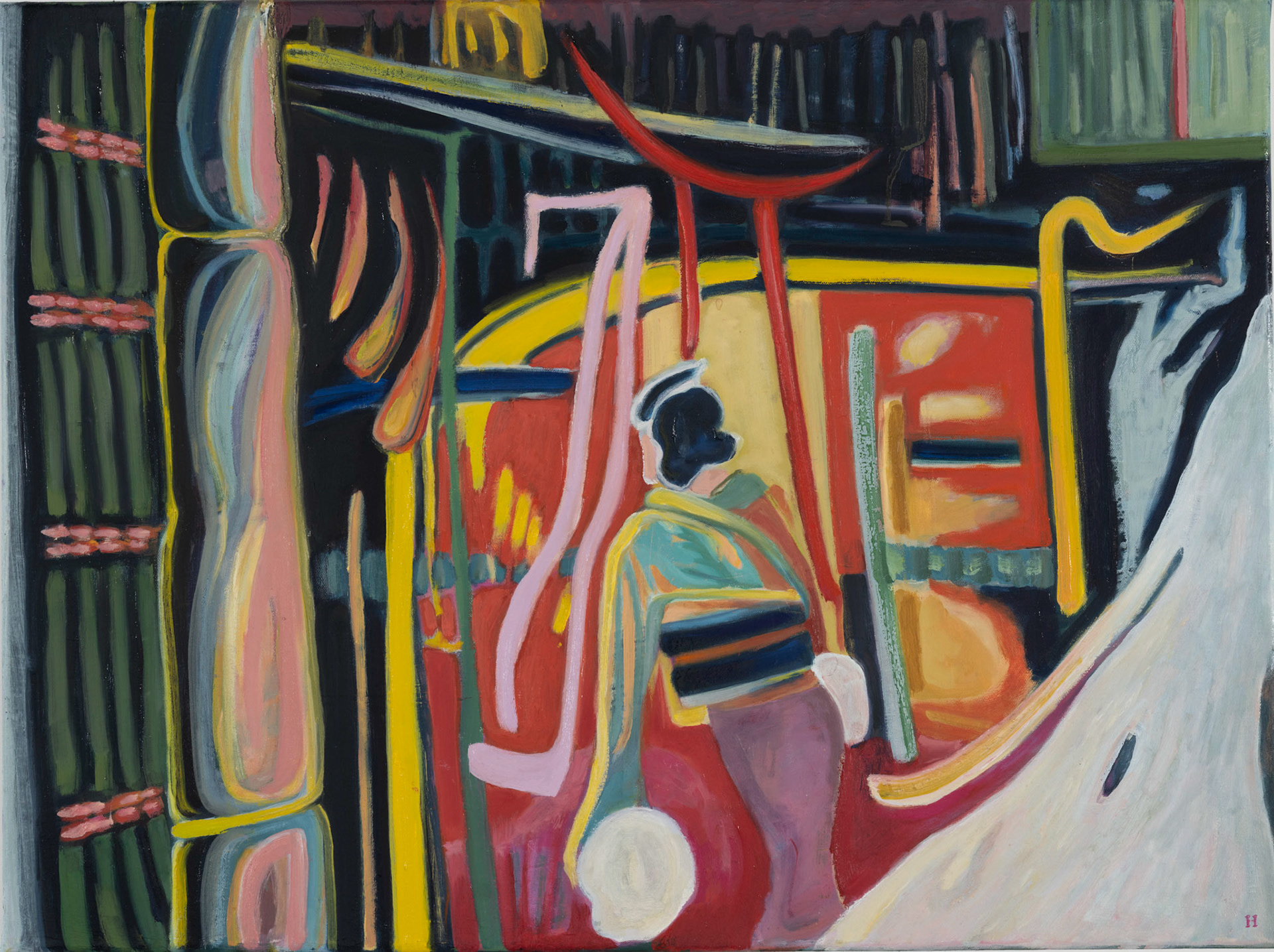 Rachel's Destiny / Oel Spachtel und Pinsel auf Gasso grundierter Leinwand