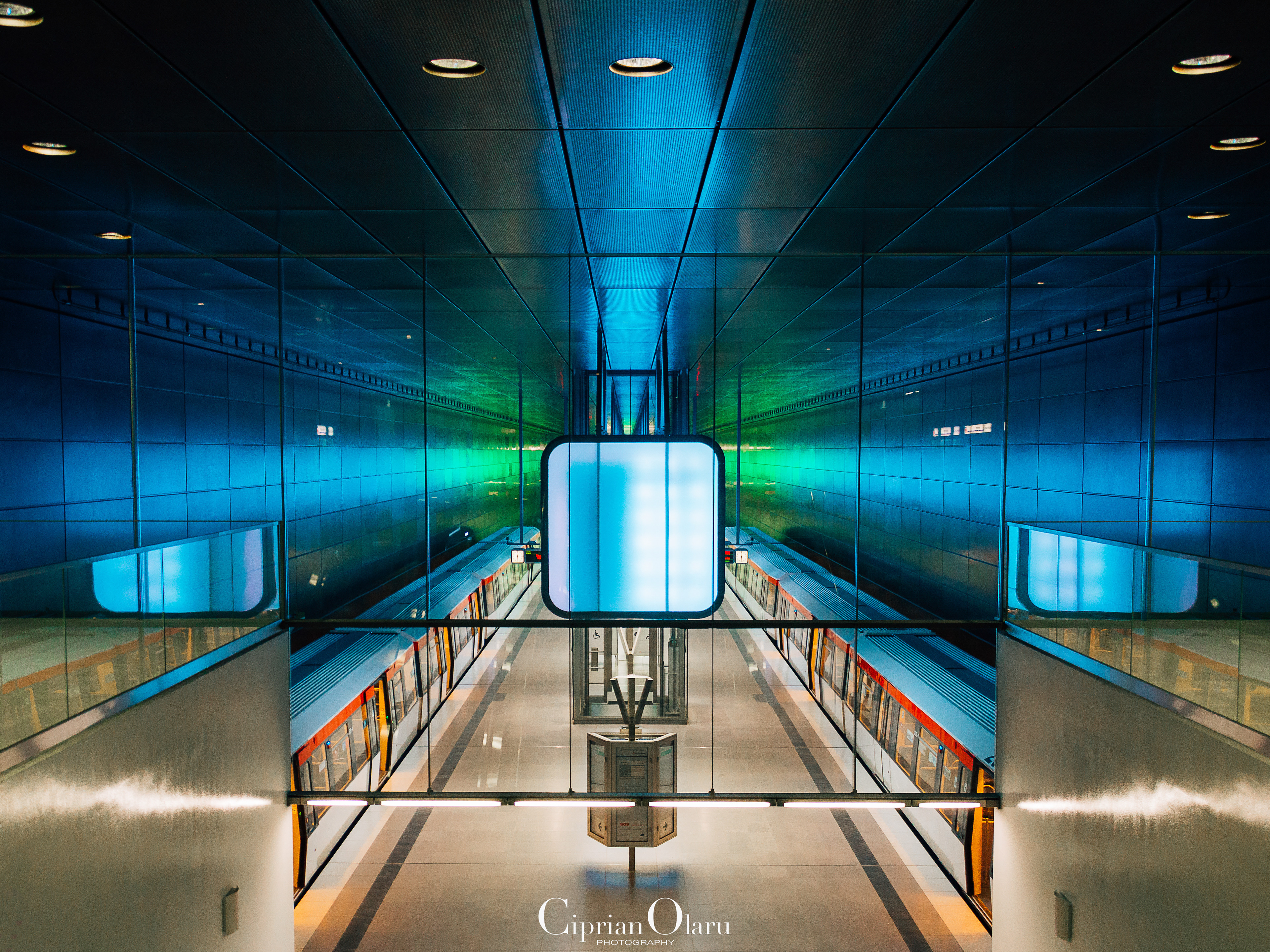 HafenCity Universität U-Bahn-Station, Hamburg 2013