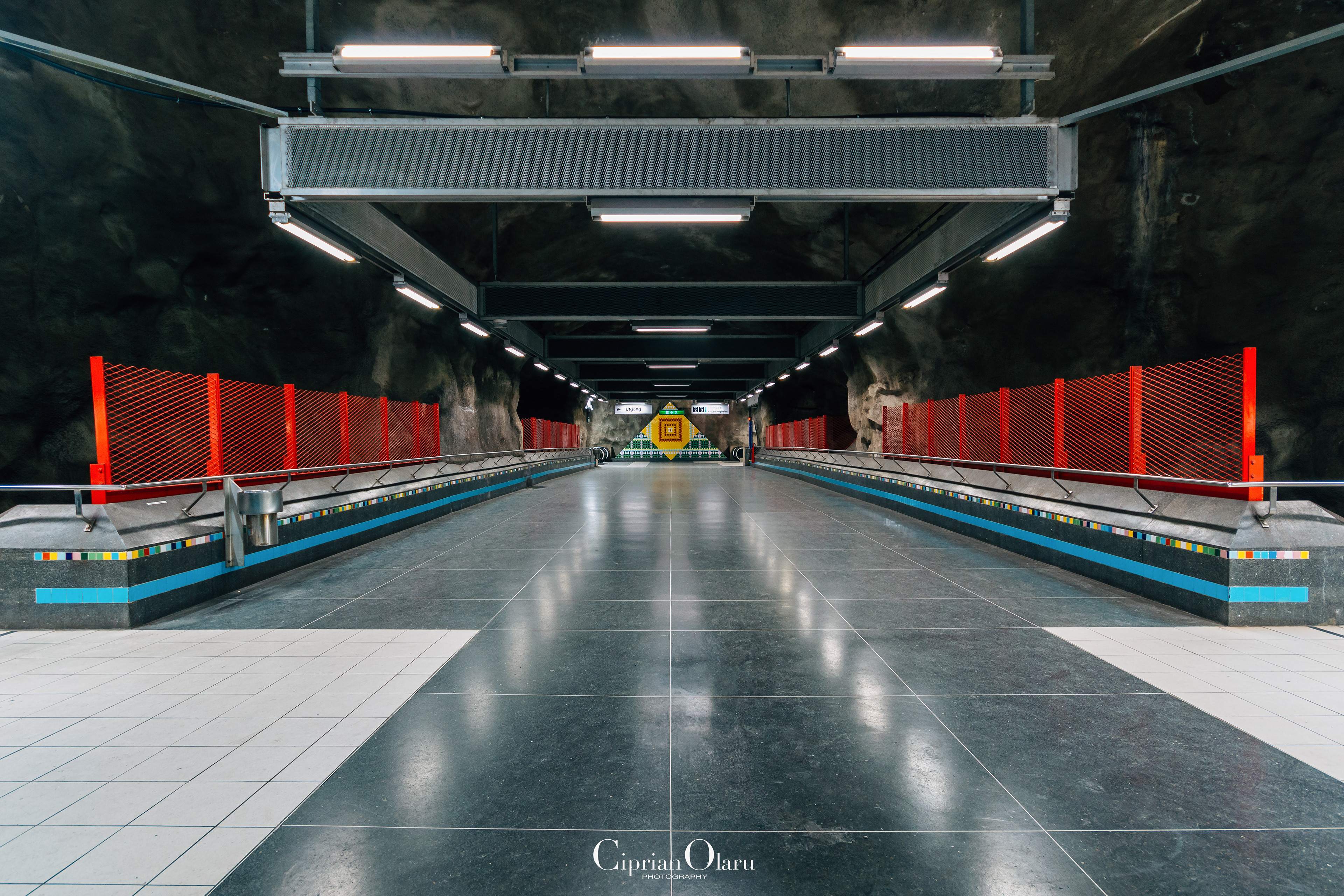 Västra Skogen T-Bana Station, Stockholm 2018 