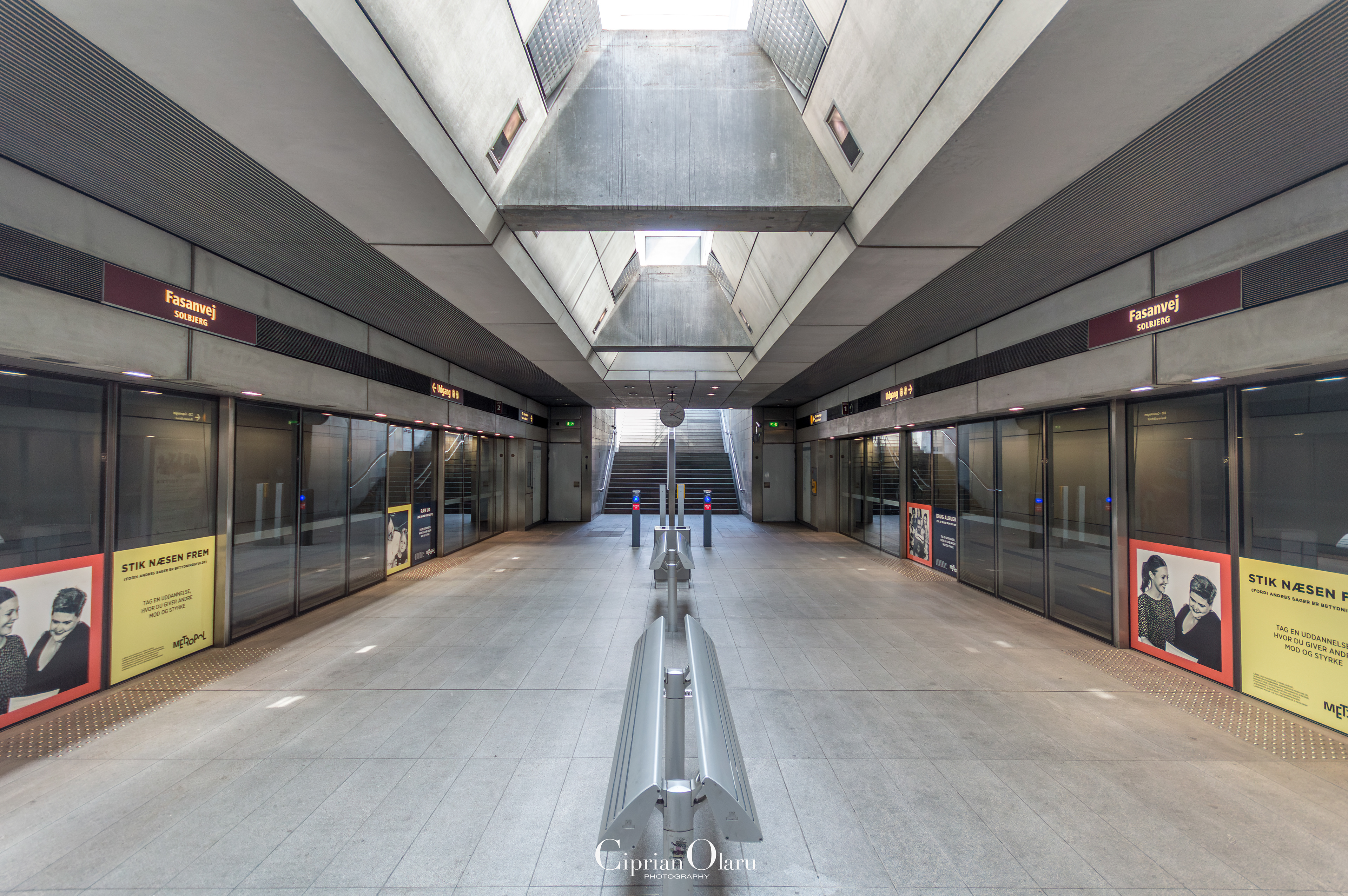 Fasanvej U-Bahn-Station, Kopenhagen 2016