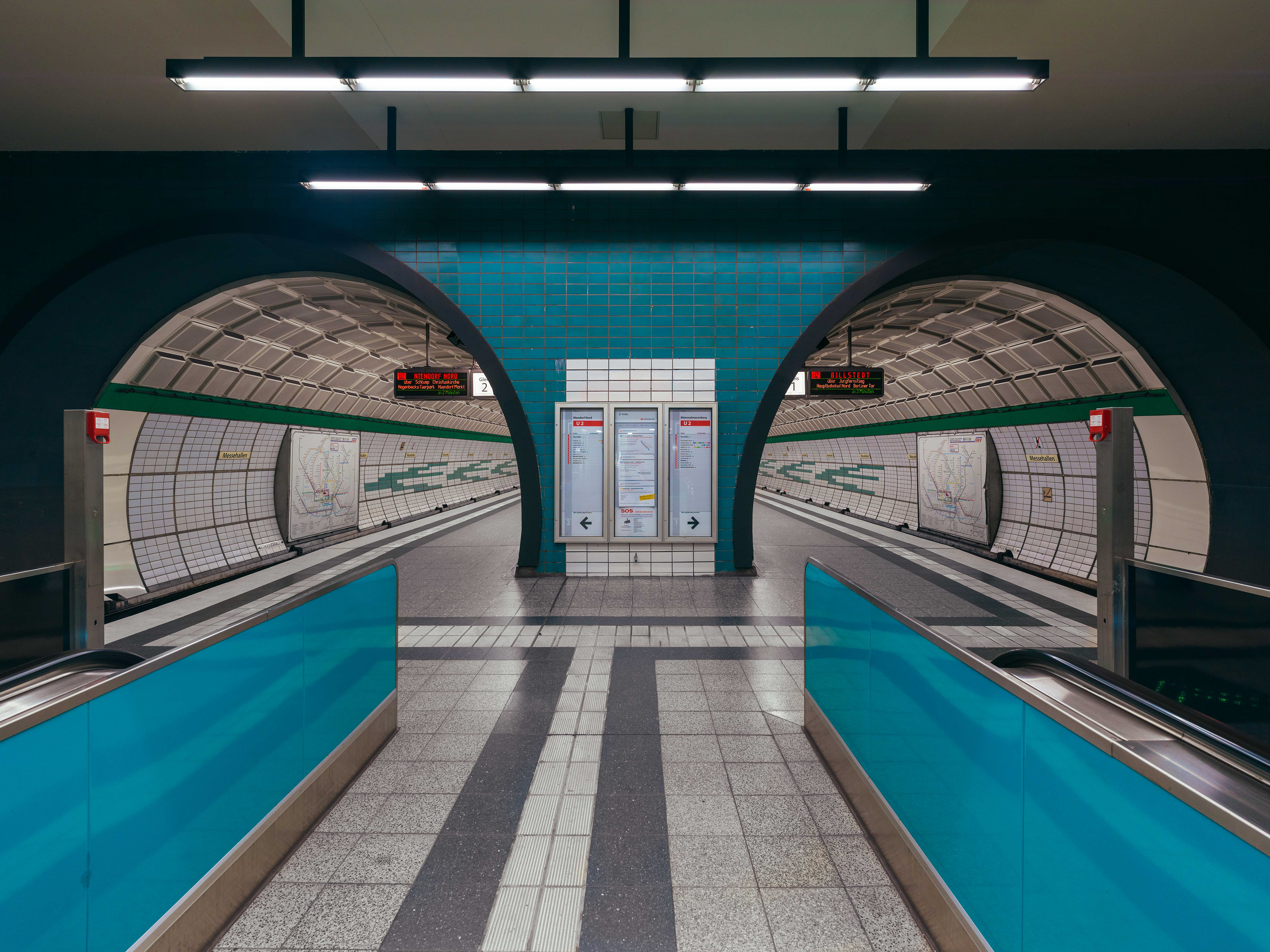 3 Messehallen U-Bahn-Station, Hamburg 2021
