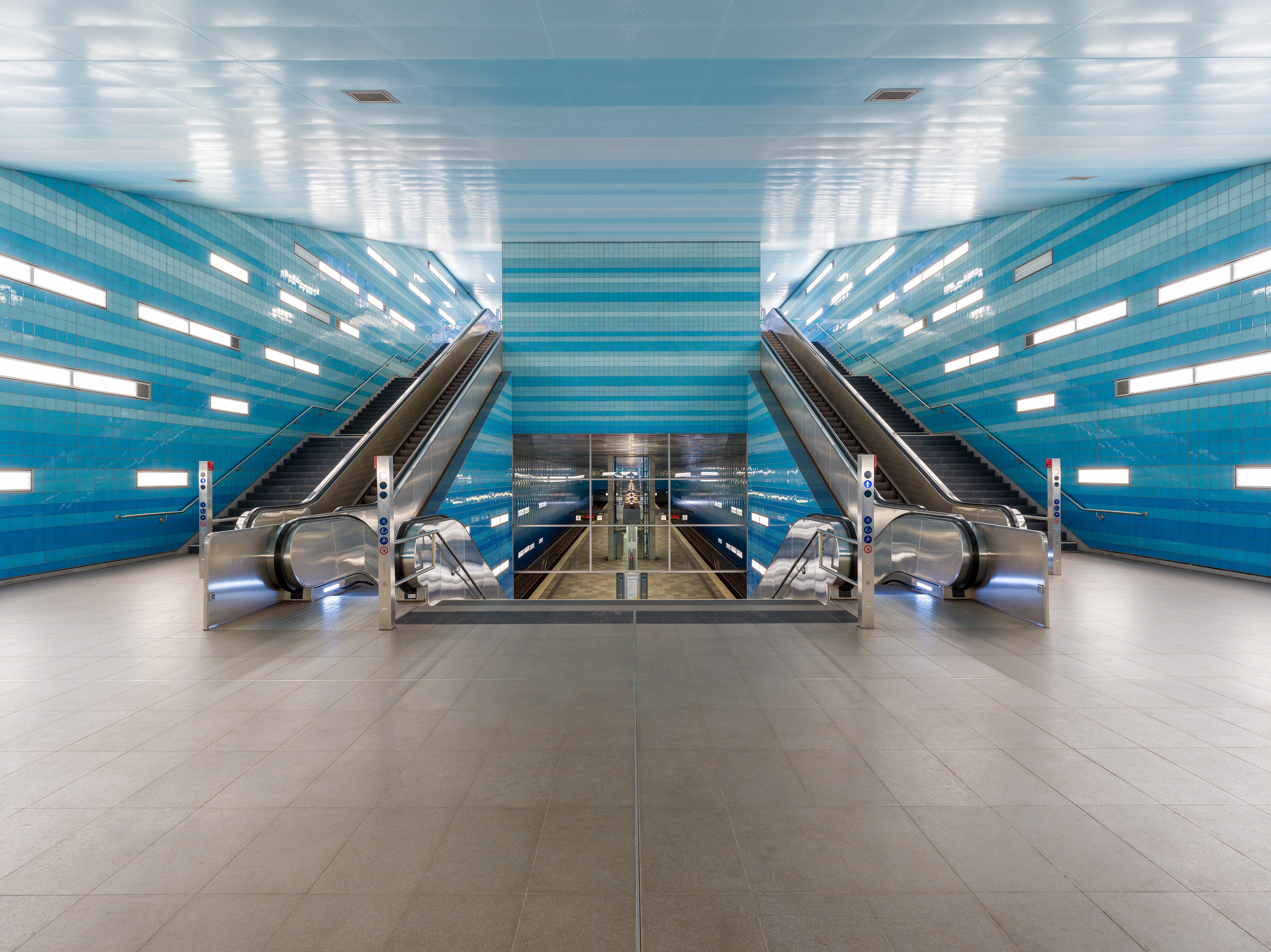 1 Überseequartier U-Bahn-Station, Hamburg 2021
