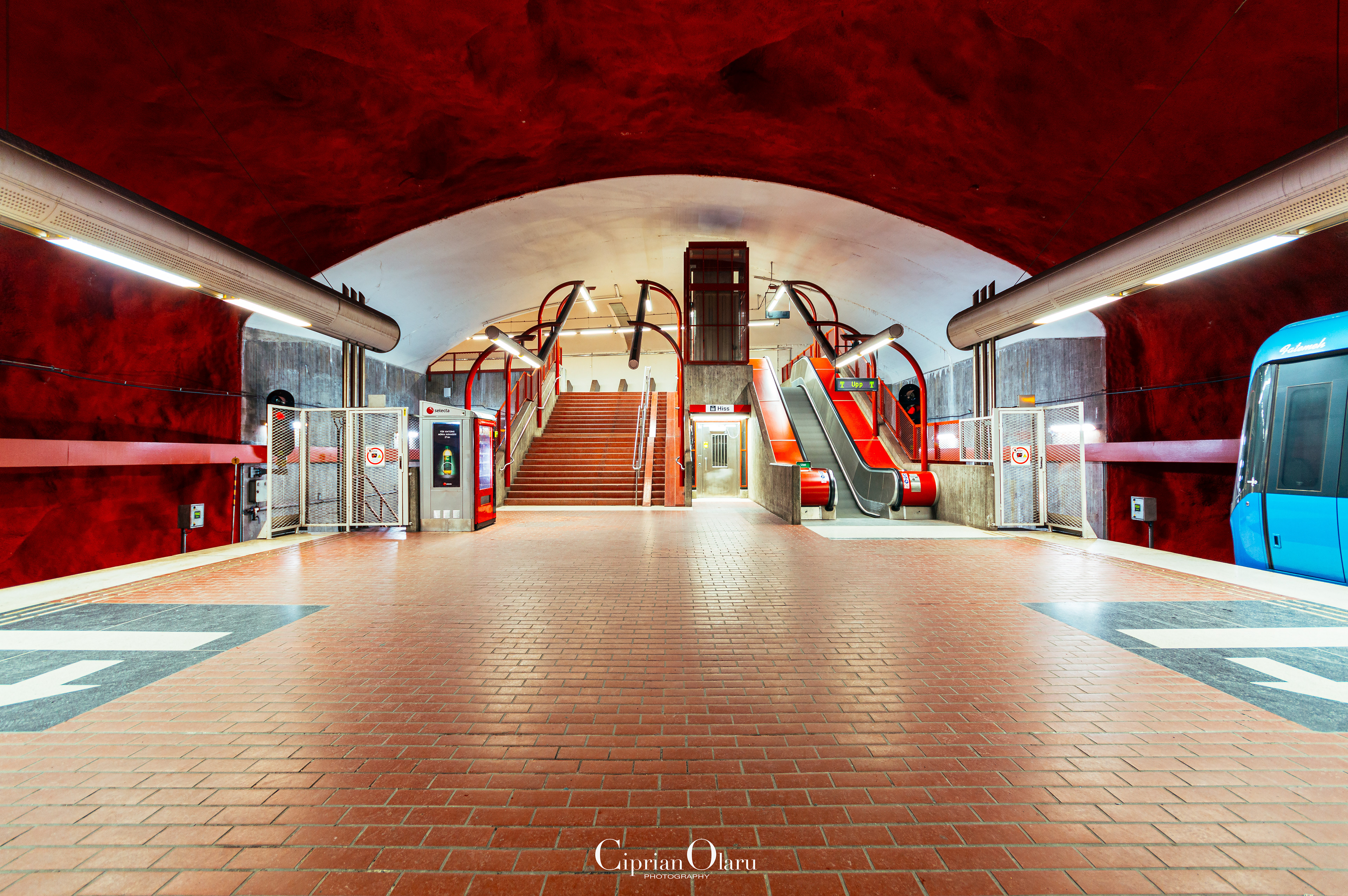 Skarpnäck T-Bana Station,  Stockholm 2018