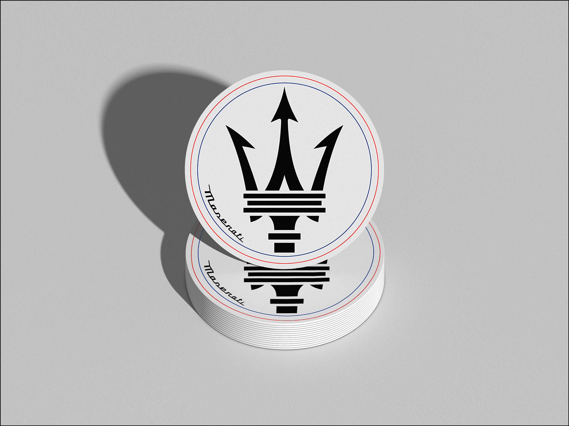 Branded Coaster for Maserati