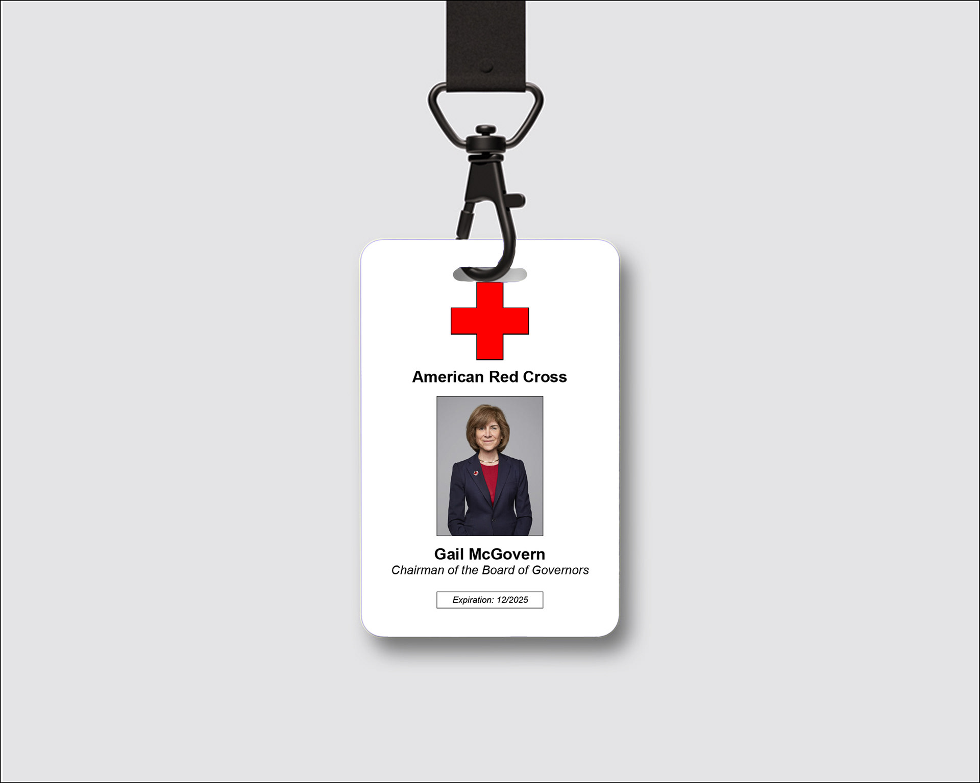 ID Badge for American Red Cross
