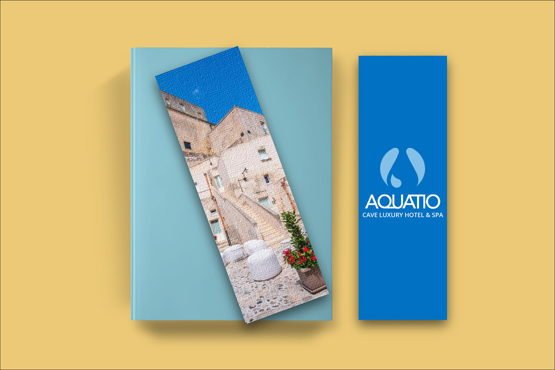 Branded Bookmark for a Hotel in Italy