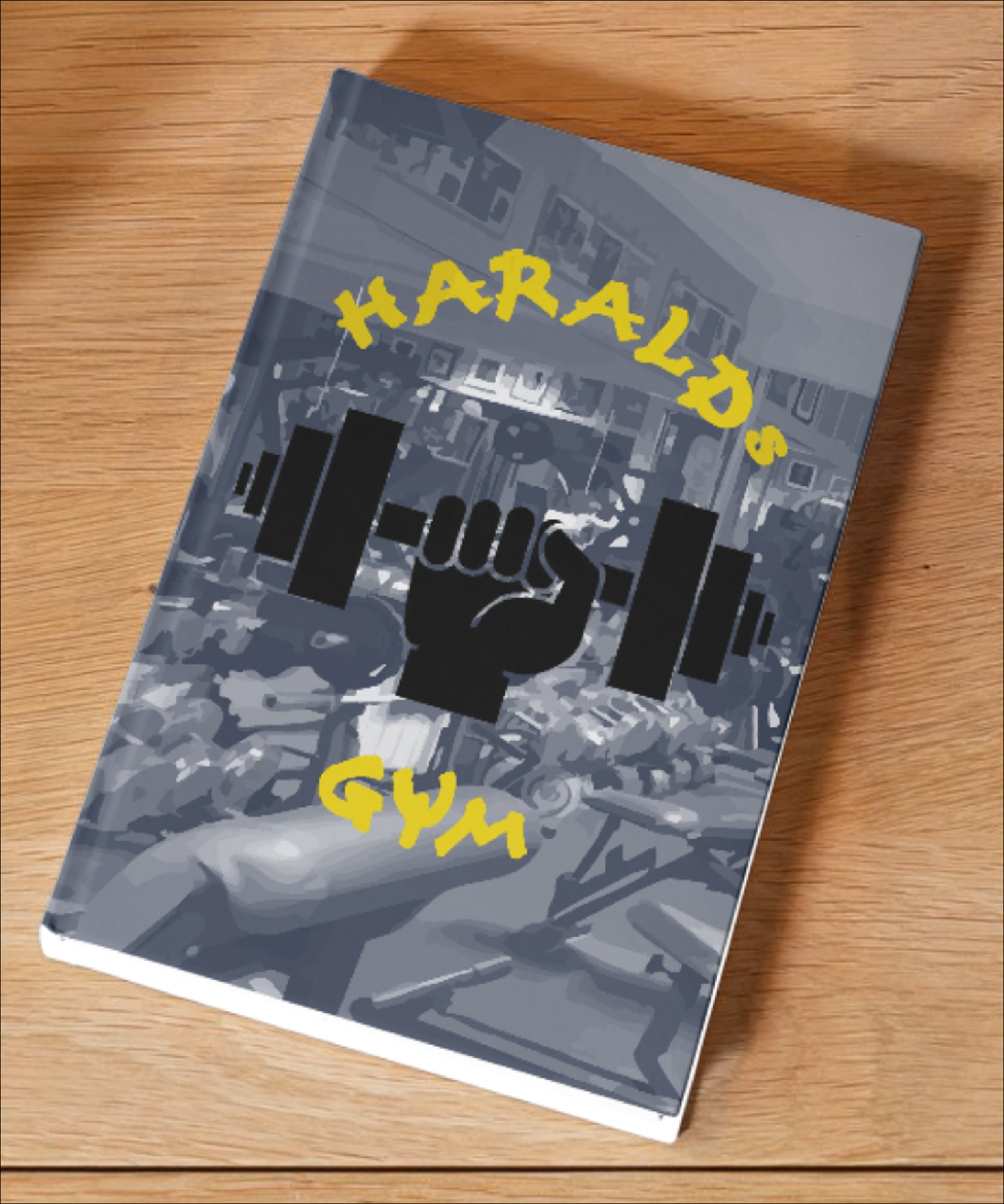 Notebook Cover for a Gym in Norway