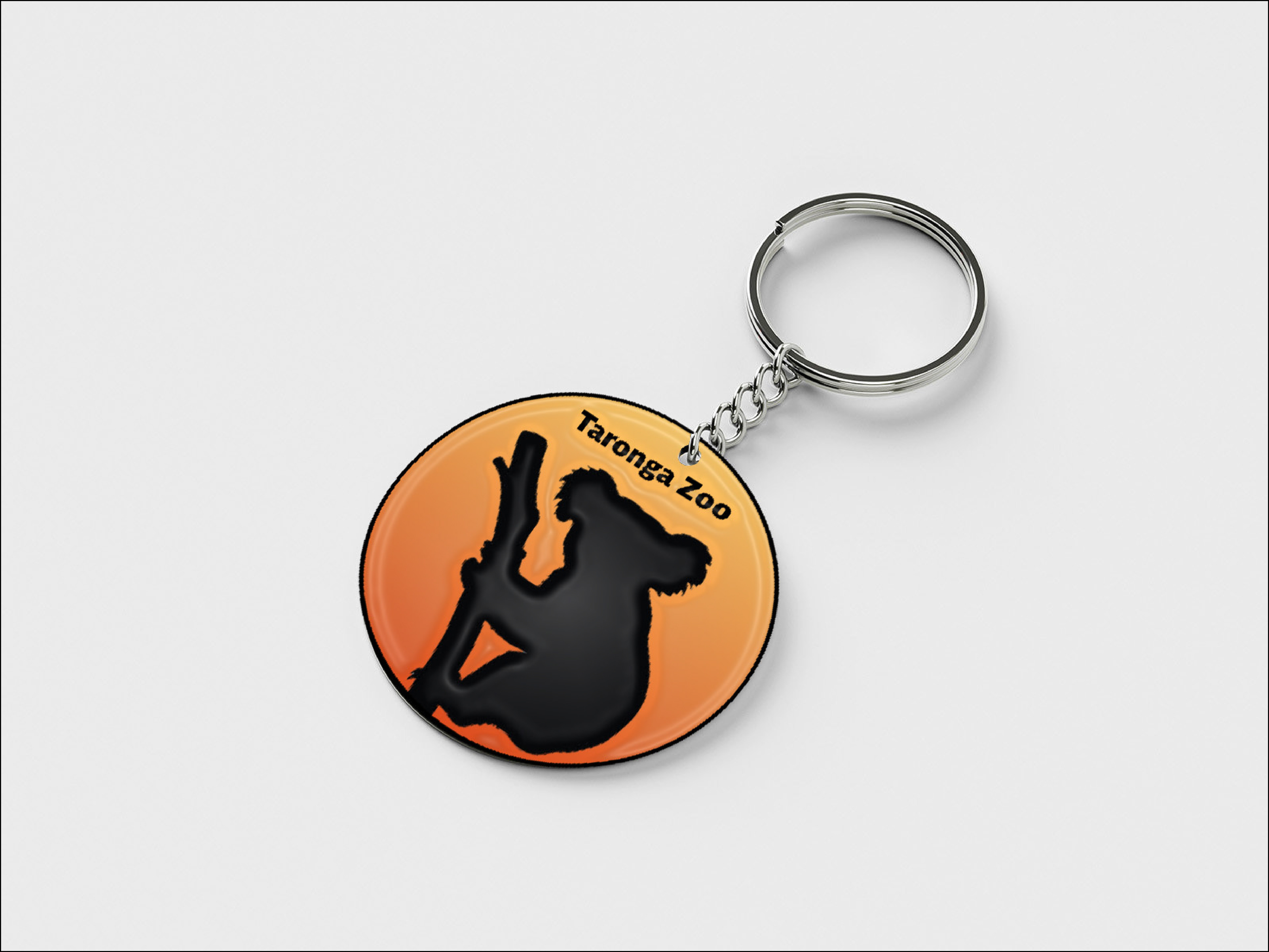 Enamel Keychain for a Zoo in Australia