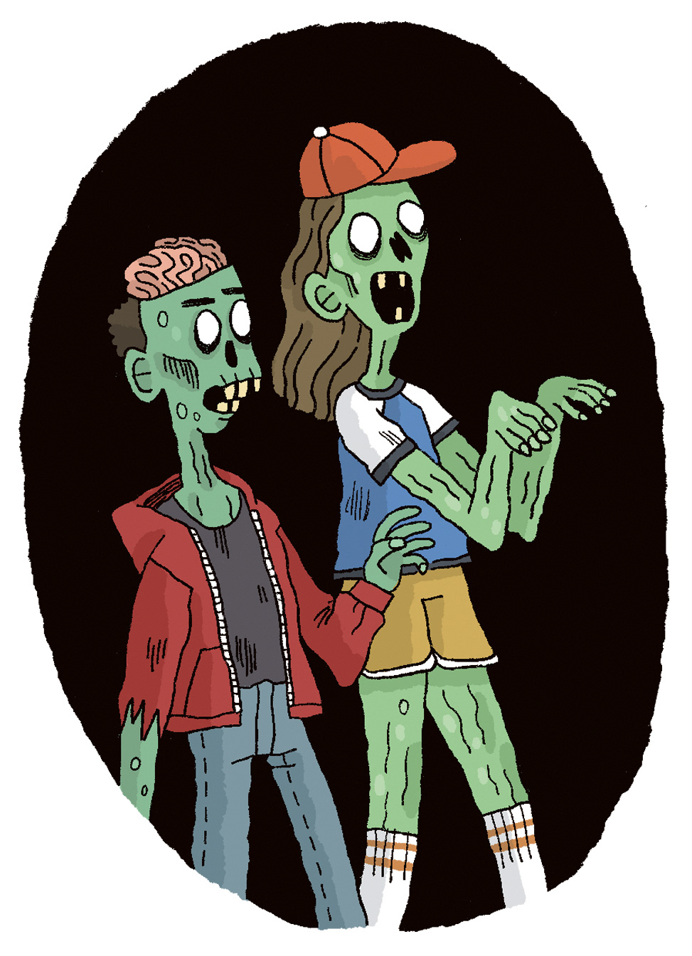 L'ATTAQUE DES ZOMBIES - illustration