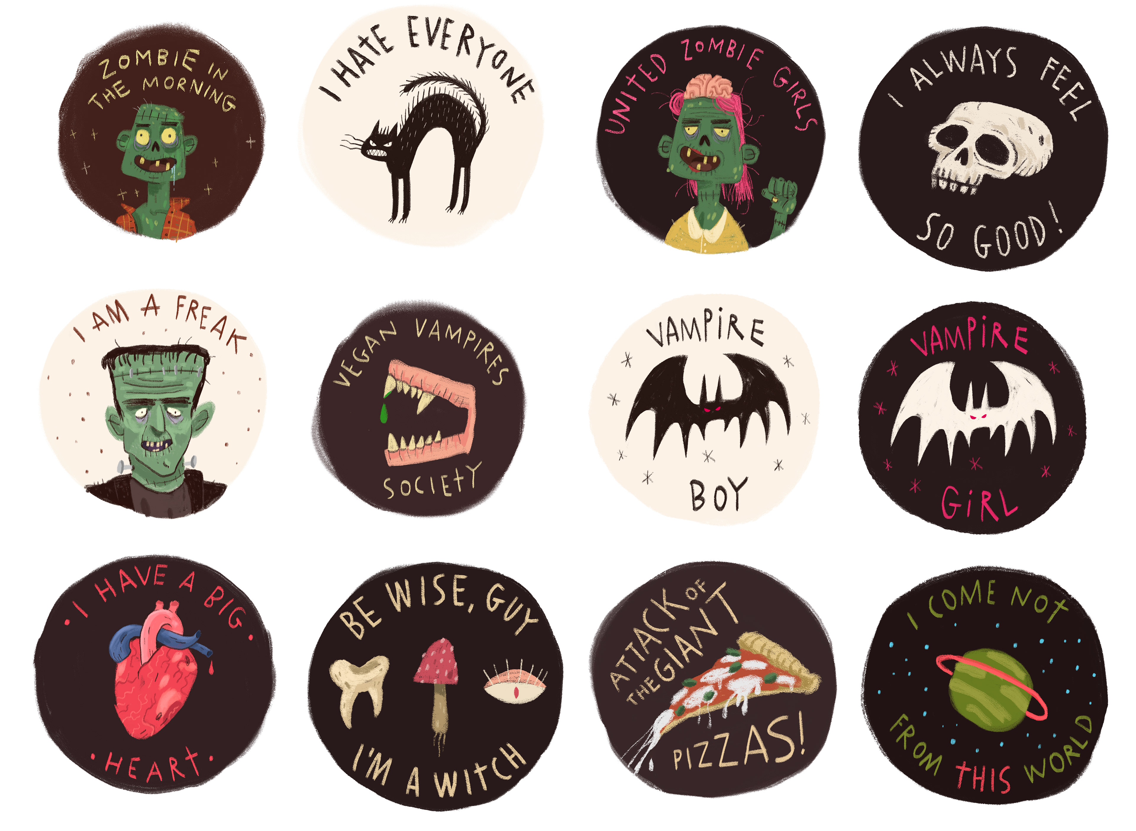 PINS DESIGN - illustration