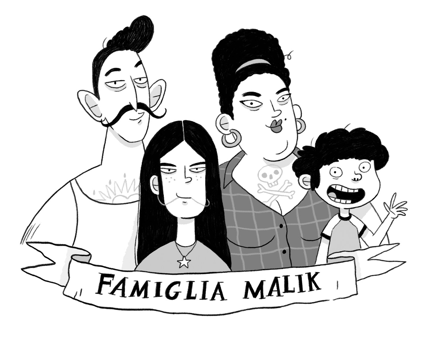 THE MALIKS - illustration