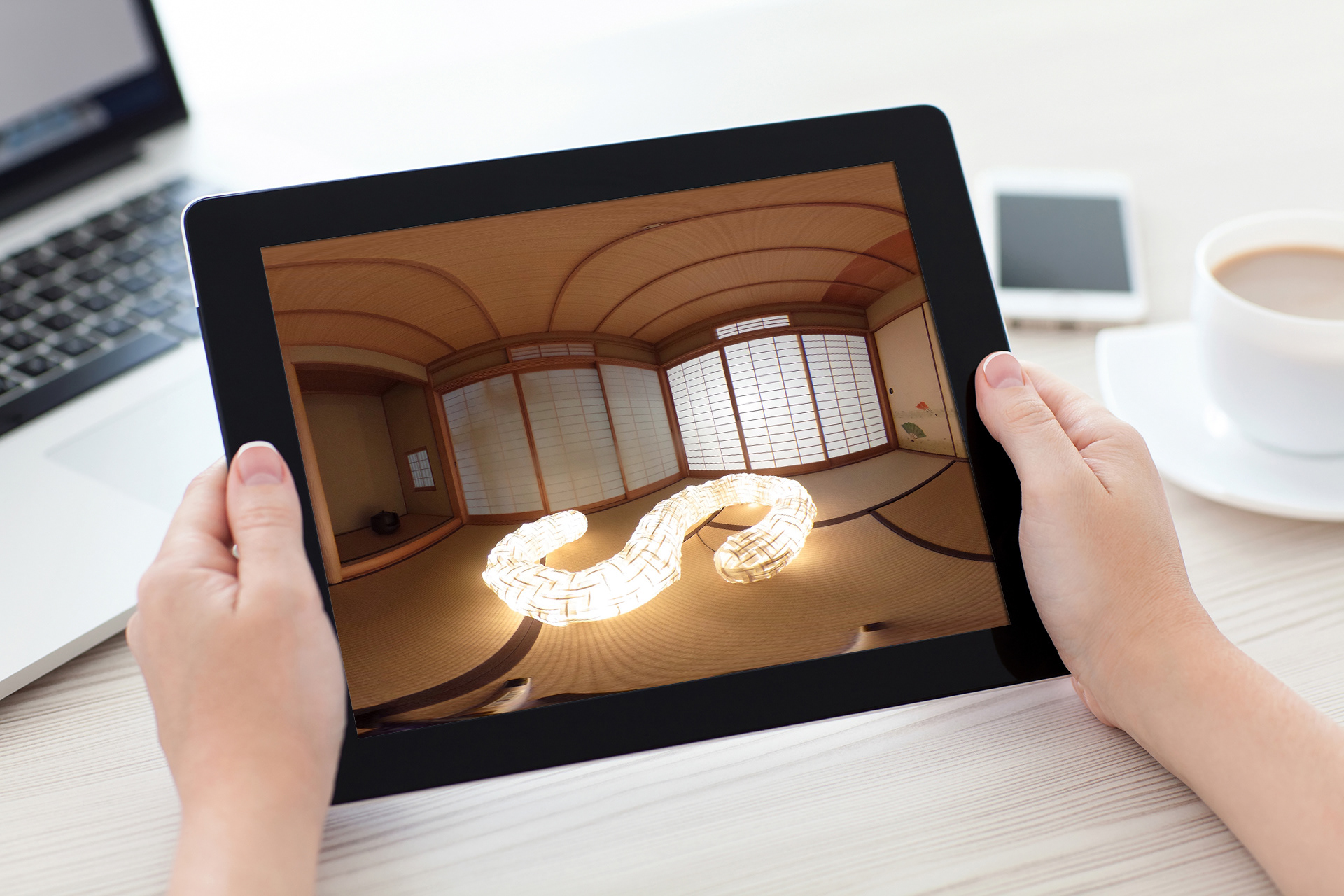 Interaction Design in VR for tablet