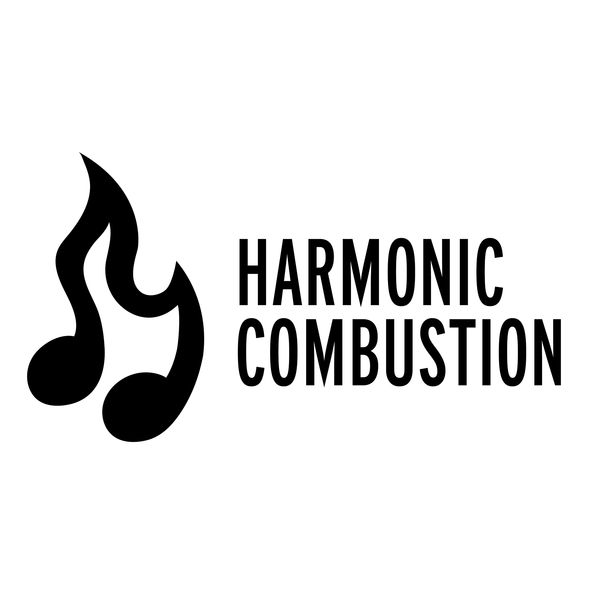 Harmonic combustion logo - a capella logo