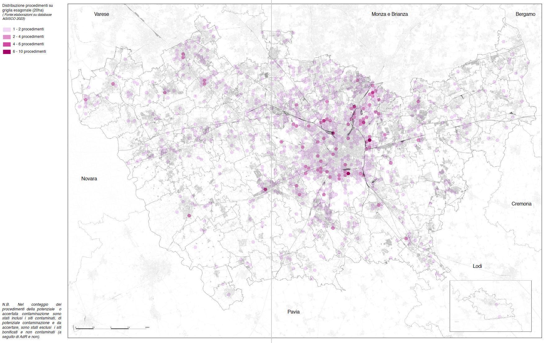 DISTRIBUTION OF THE PROCEEDINGS (analysis based on the AGISCO database accessed in 2023)