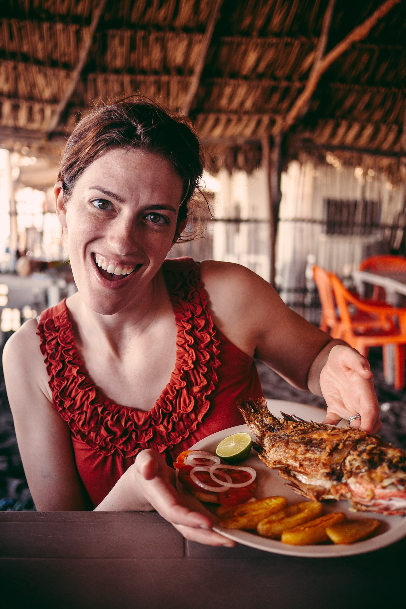 Jess could barely contain her excitement.