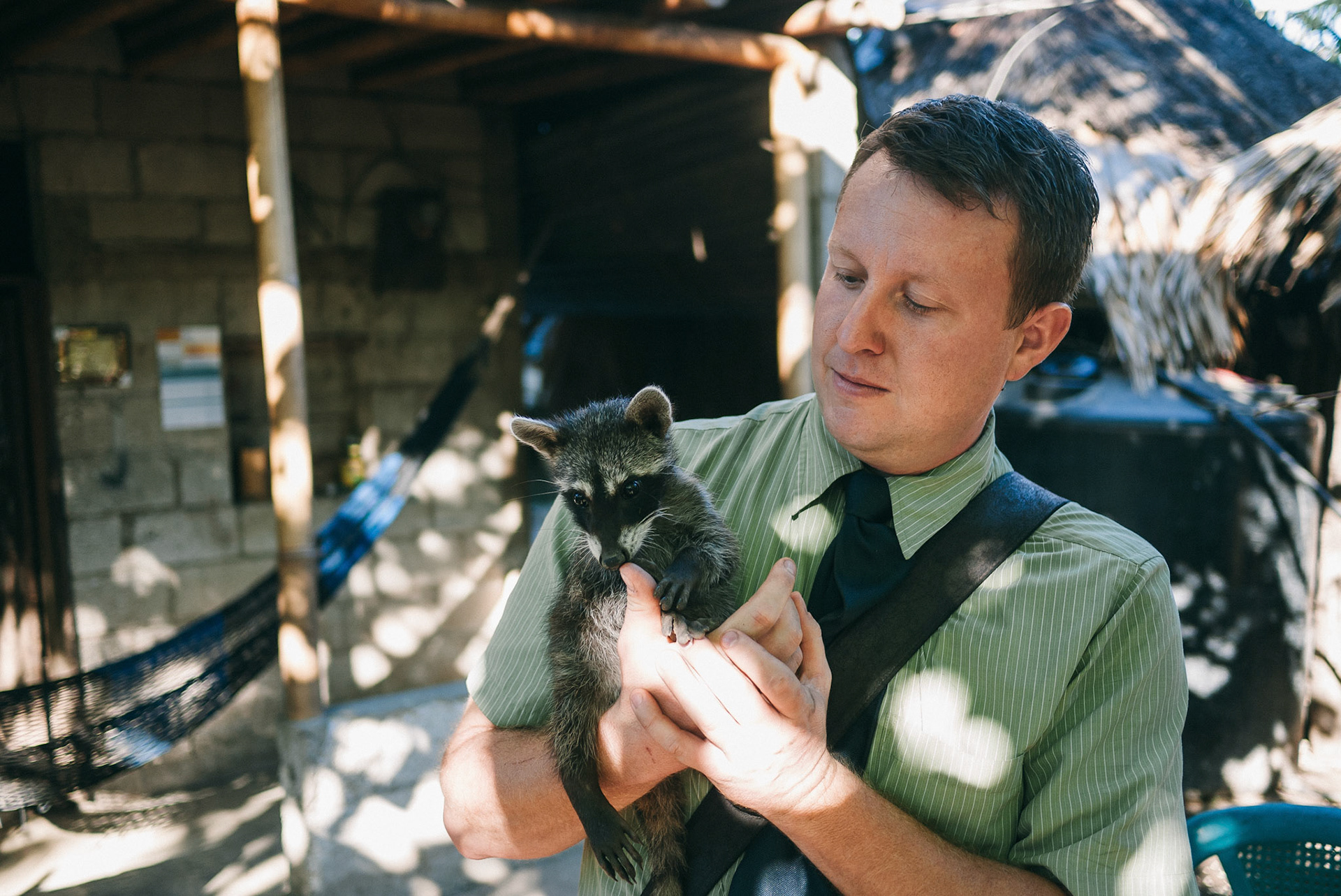 Guatemalans are very hospitable, often providing seats, refreshments, or in some cases, baby racoons for your enjoyment.