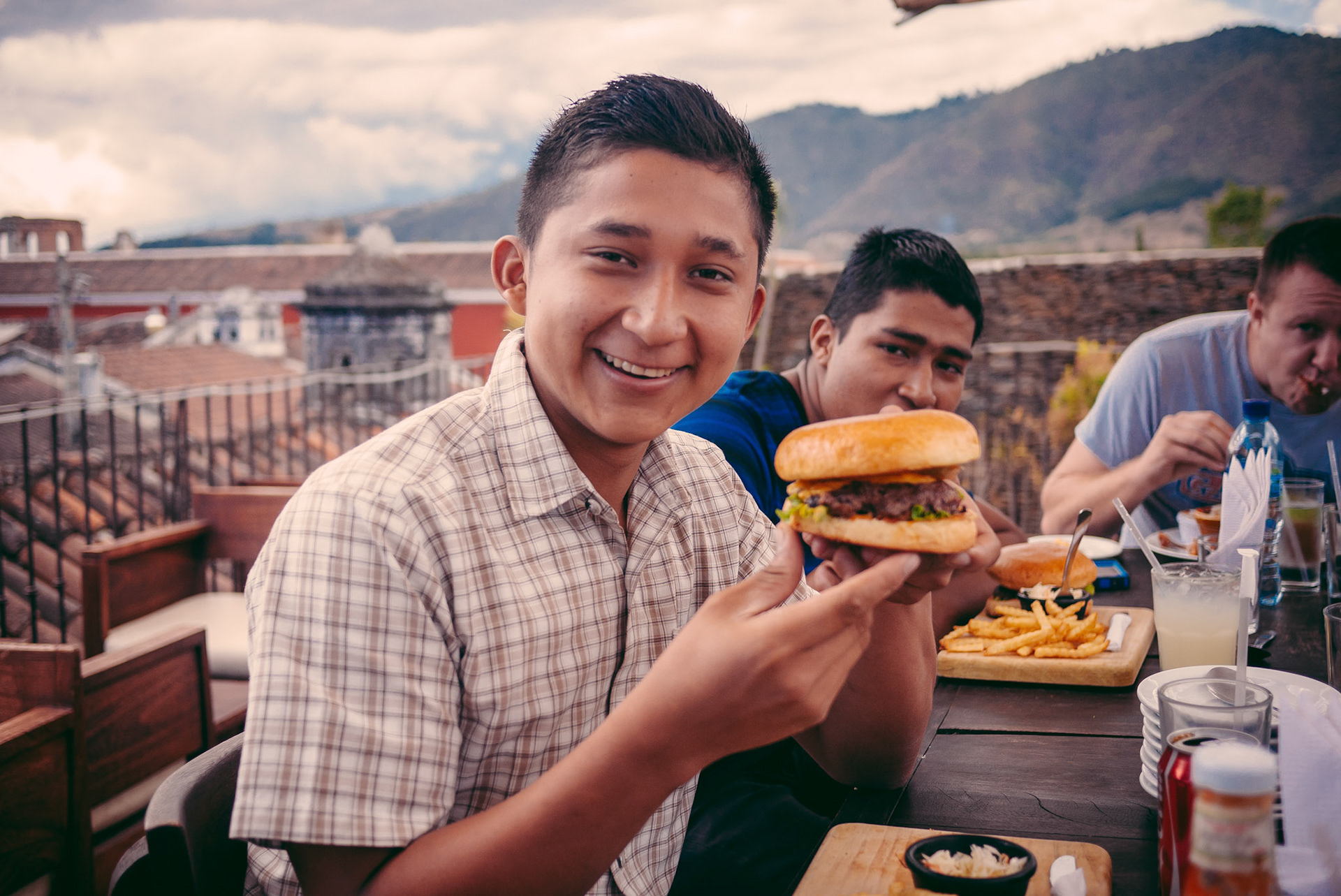 Luis, Professional Cheeseburger Model