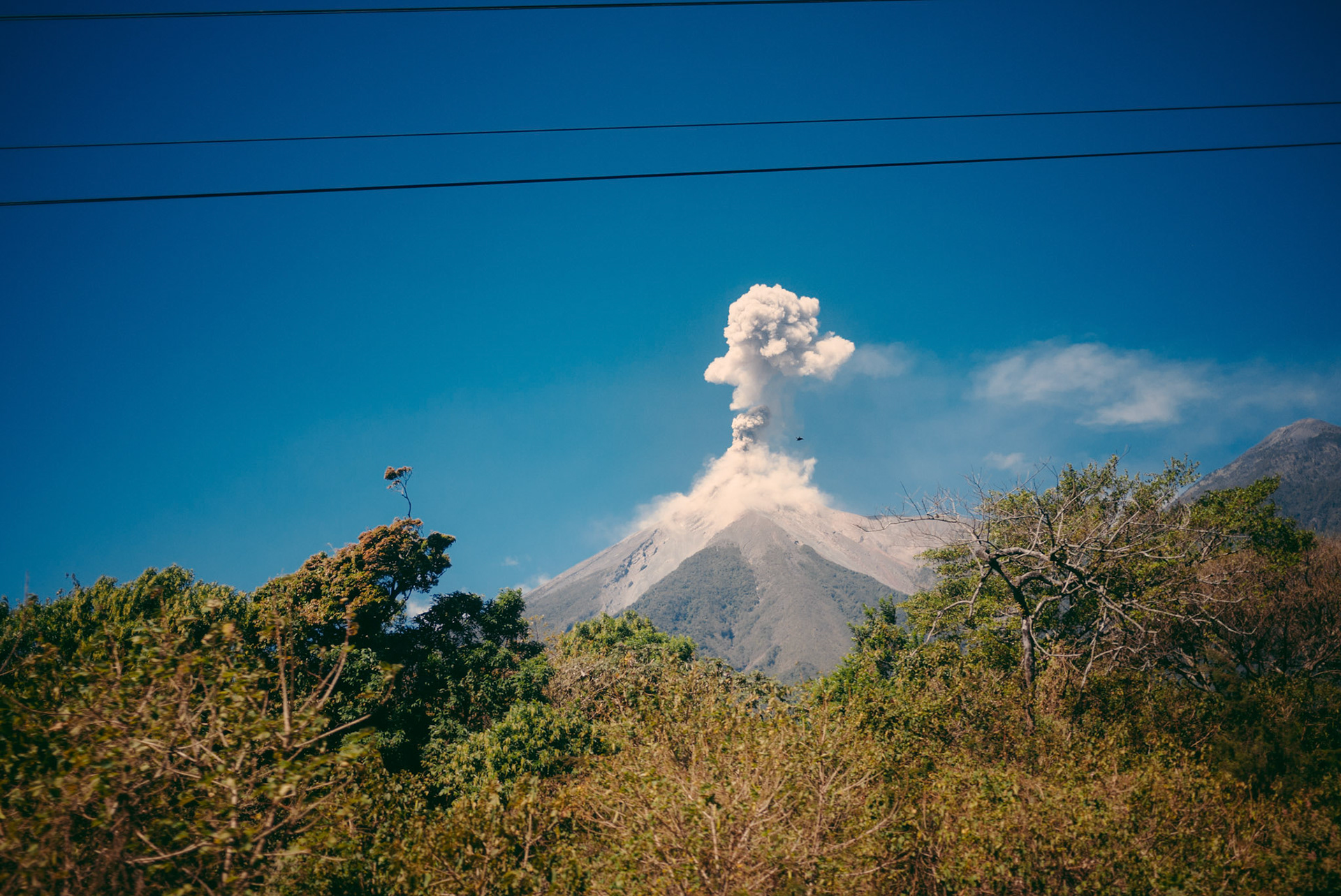 One of Volcan Fuego's many "poofs"!