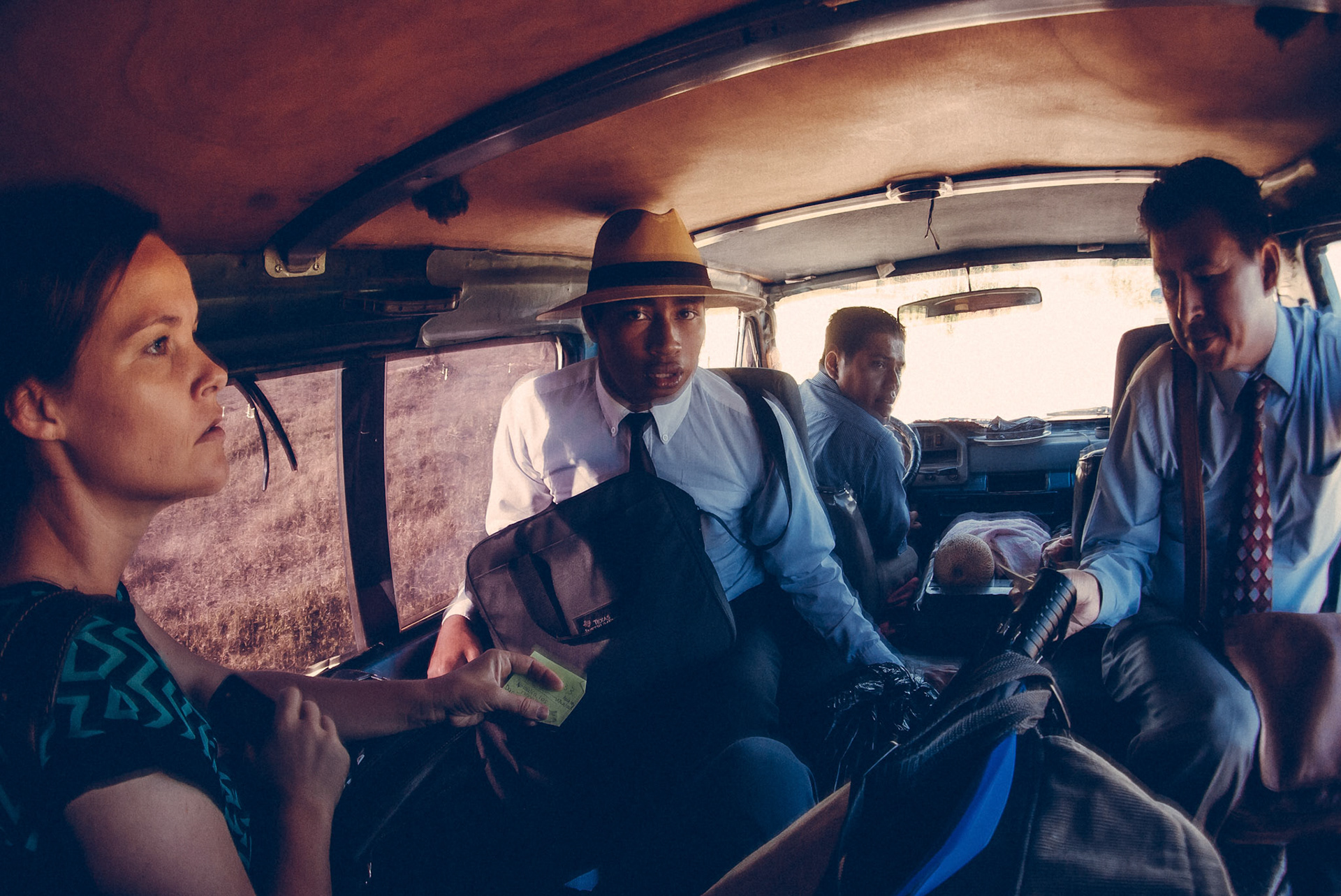 It was a little bumpy inside the box on wheels.