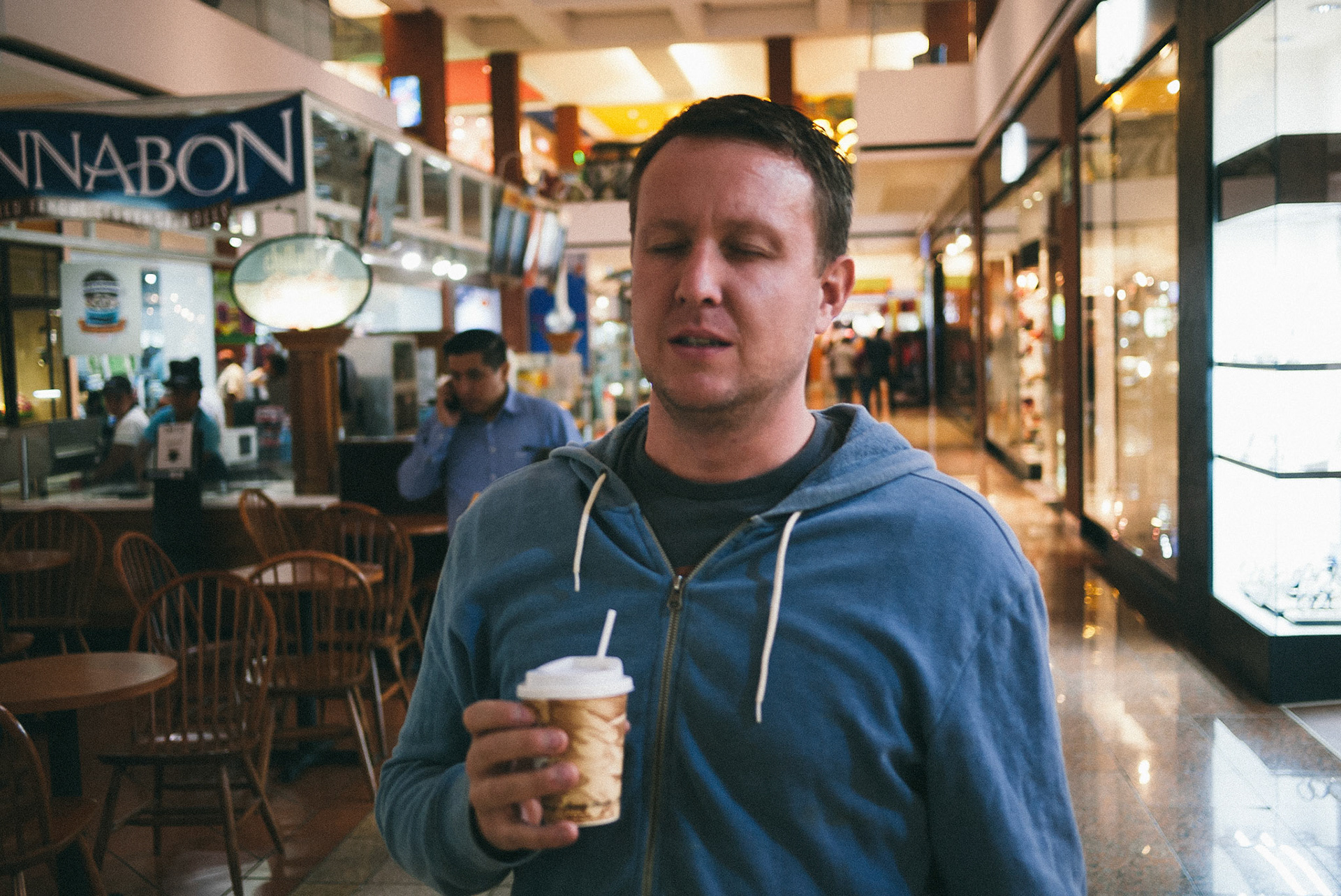 Nathan, immediately regretting his decision: "I can't believe I ate the whole thing!"