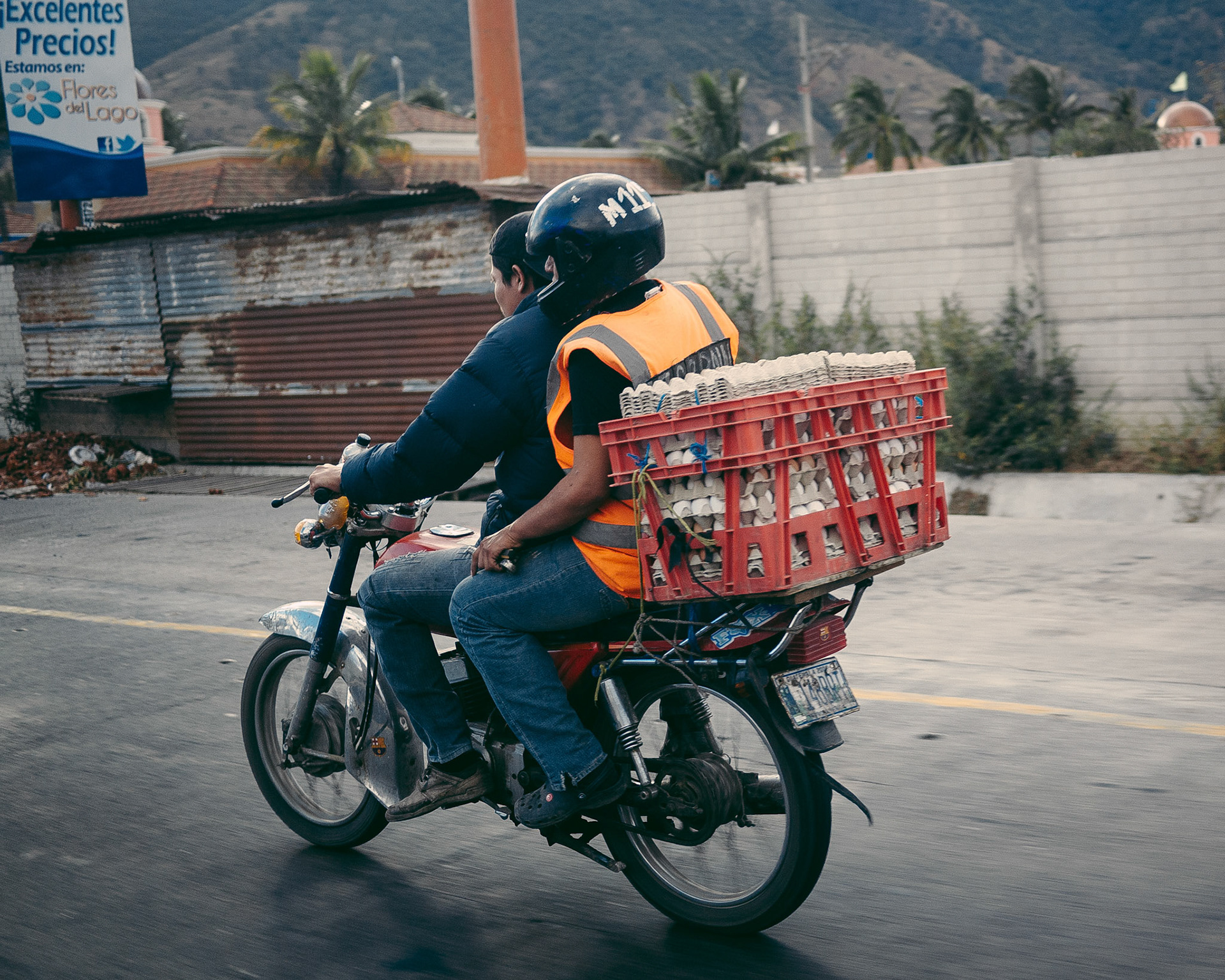 Motorcycles are useful for more than just passenger transport.